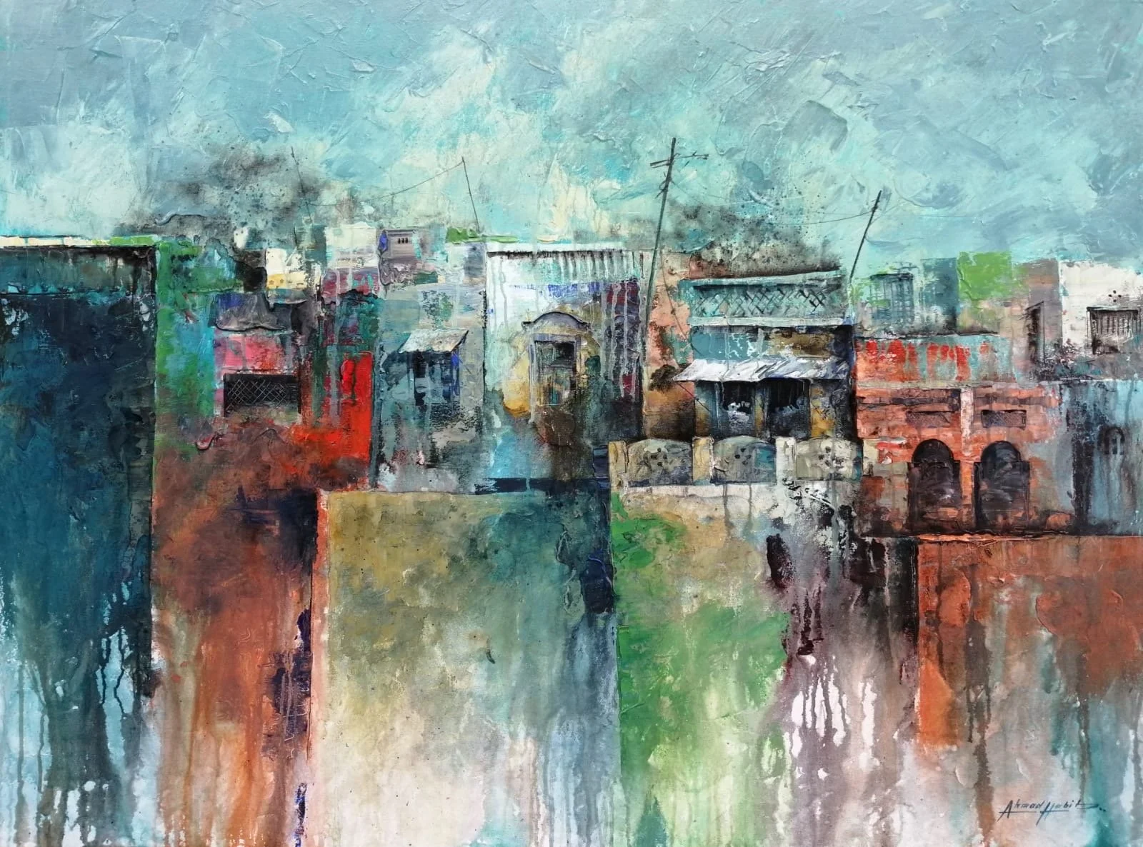  Romance   
| Acrylic On Canvas  
| 48 x 36 inches