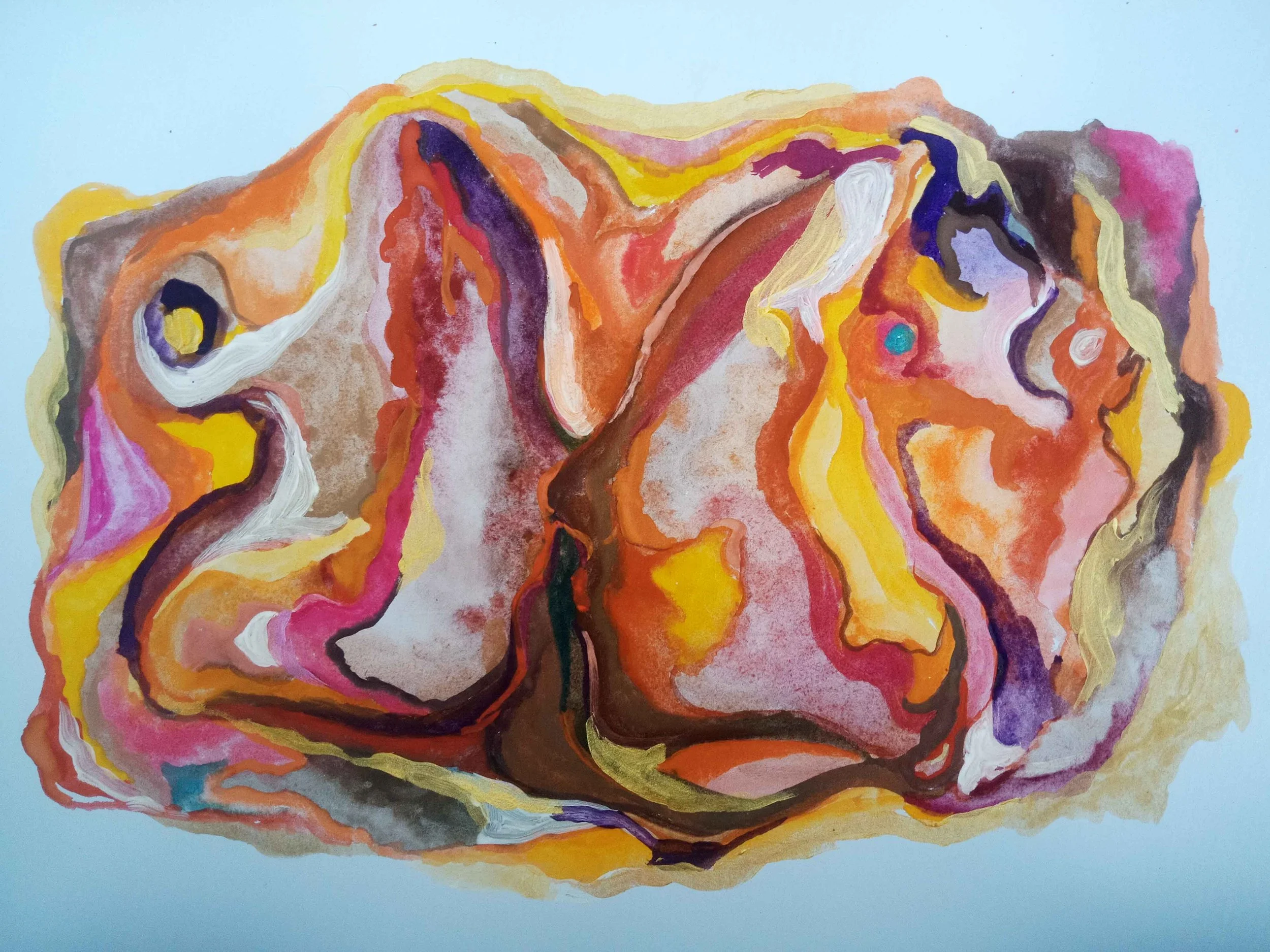 Unconditional  
| Watercolour on Paper  
| 31 x 46 cm