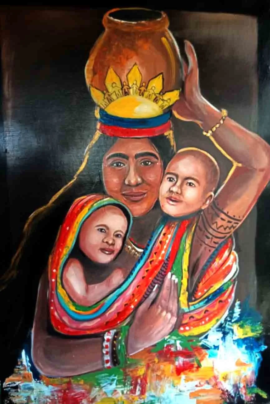 Hold  
| Acrylic on Canvas  
| 59 x 76 cm