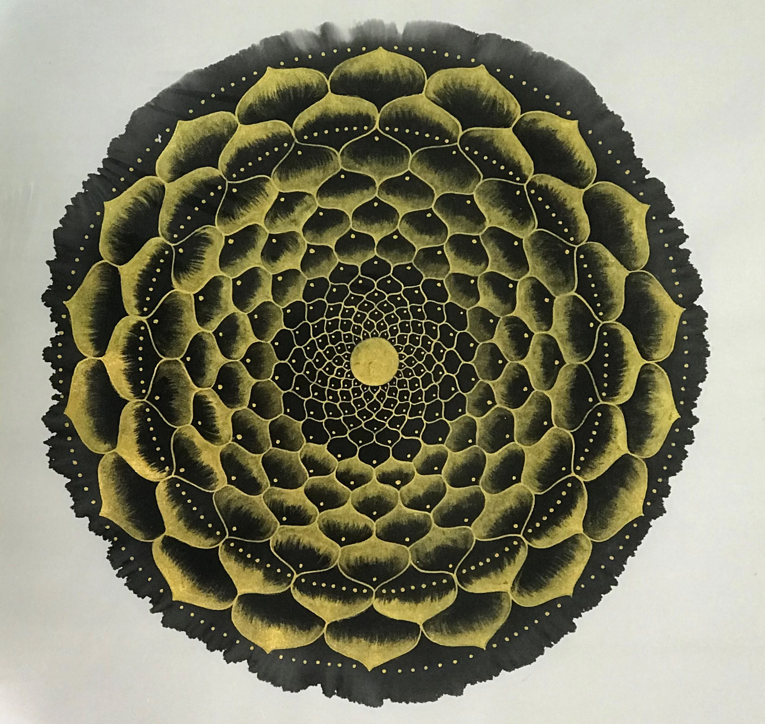 Ink Drop - Tangled No. 8
| Installation, Rice Paper with Chinese Ink
| Diameter : 34cm (No Frame)
| 4,000 USD
