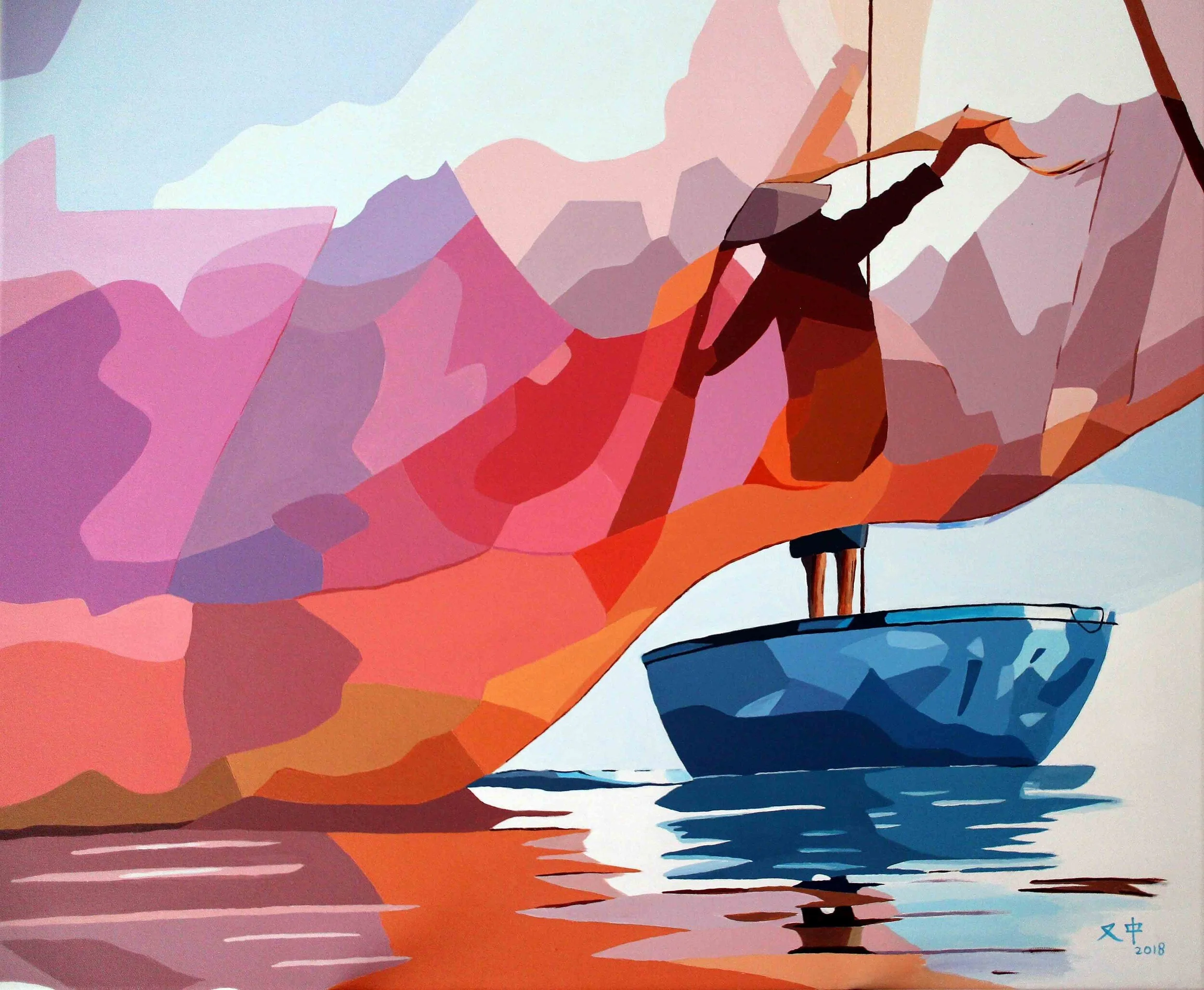 Fishing
| 60.5 x 72.5 cm
| Acrylic on Canvas
| 3000 USD