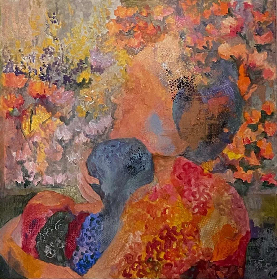Embrace  
| Acrylic on Canvas  
| 76 x 76 cm 