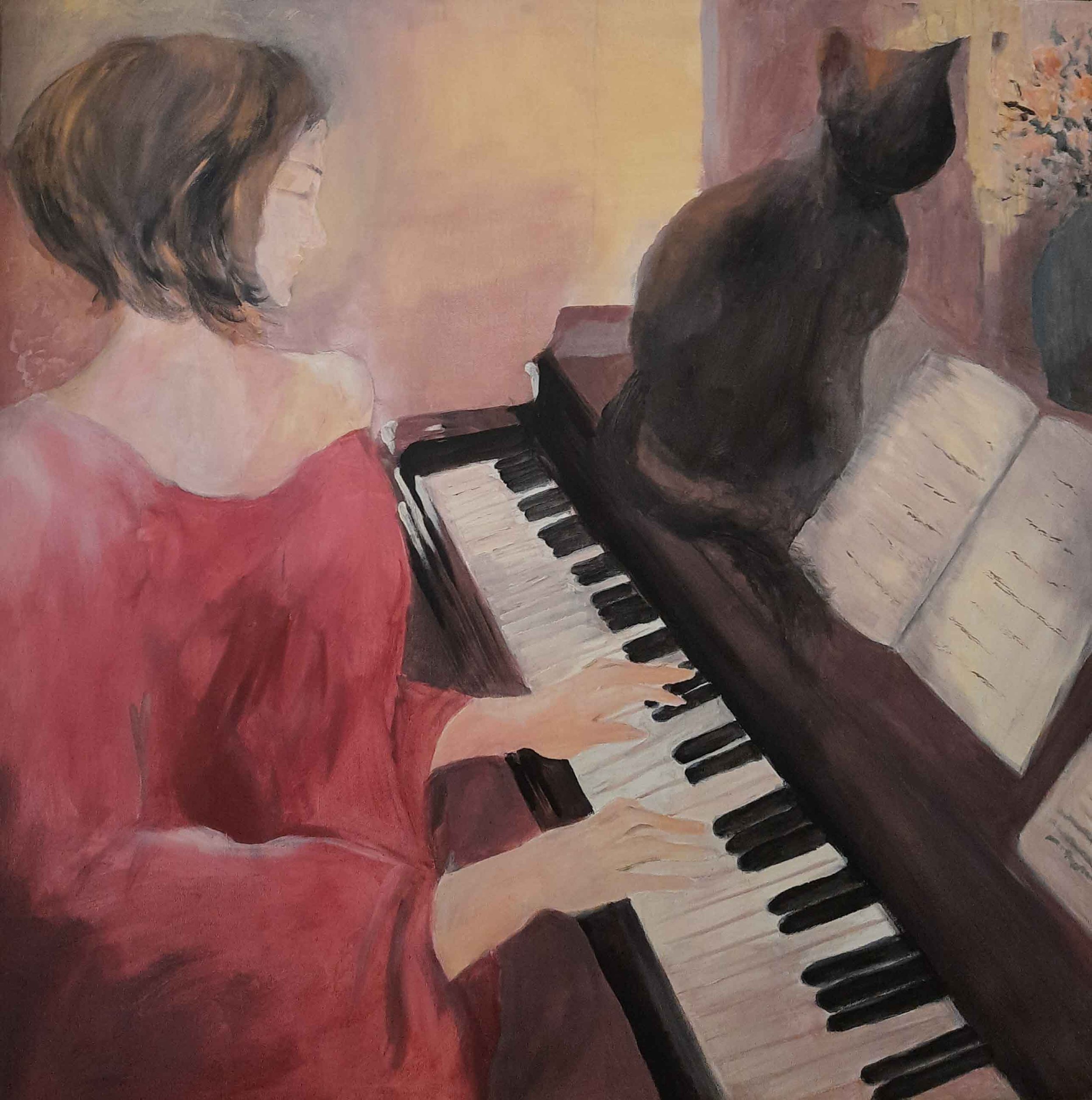 Thank You For The Music
| Acrylic on Canvas
| 76 x 76 cm