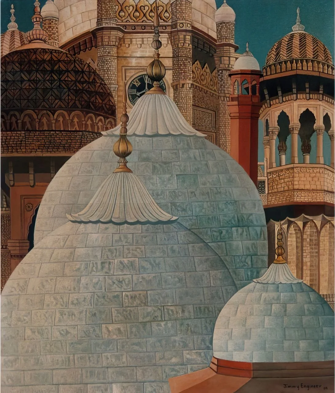 Domes  
| Oil on Canvas  
| 91 x 60 cm   
| Year: 2005