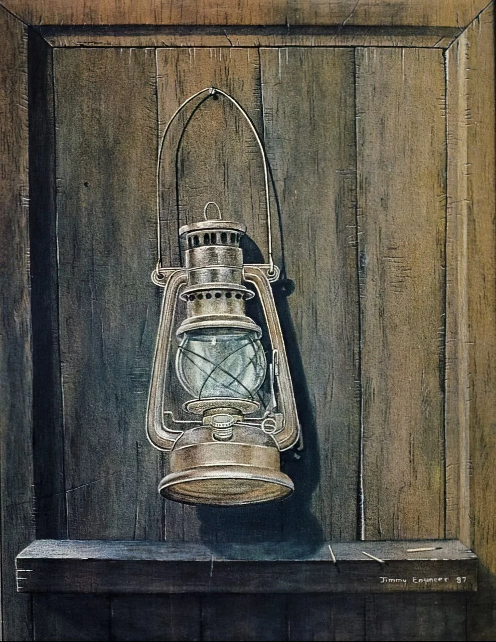 Latern II  
| Oil on Canvas  
| 61 x 46 cm   
| Year: 1987