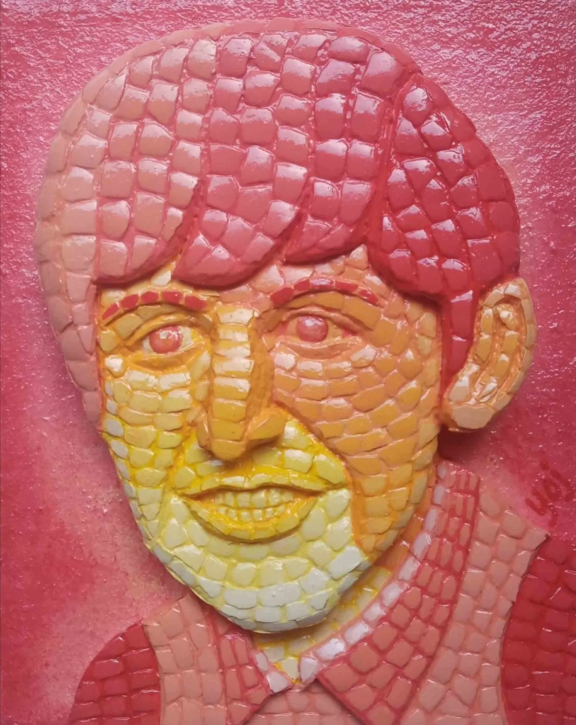 Ringo, The Funny One  
| Mixed Media on Board  
| 22.8 x 28 x 3.8 cm