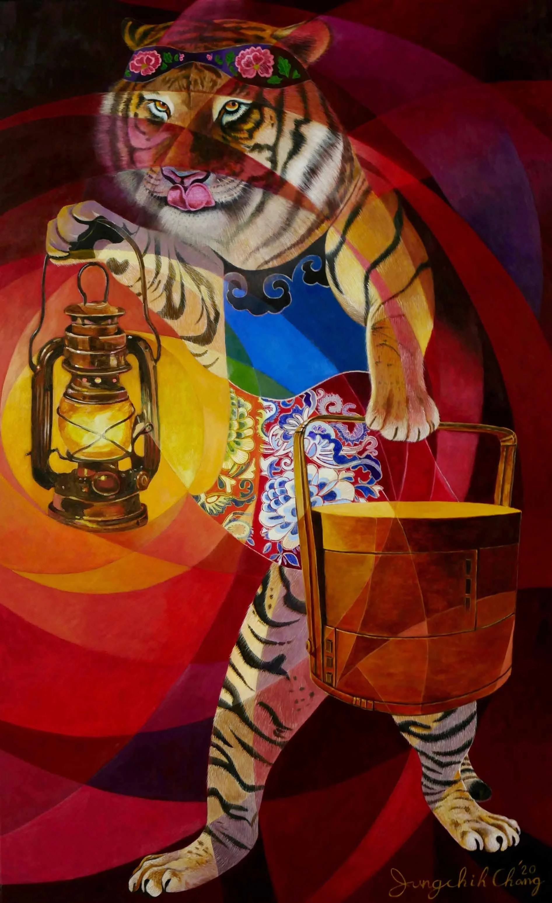 Aunt Tiger | 116 x 72 cm | Acrylic on Canvas |
9750 USD