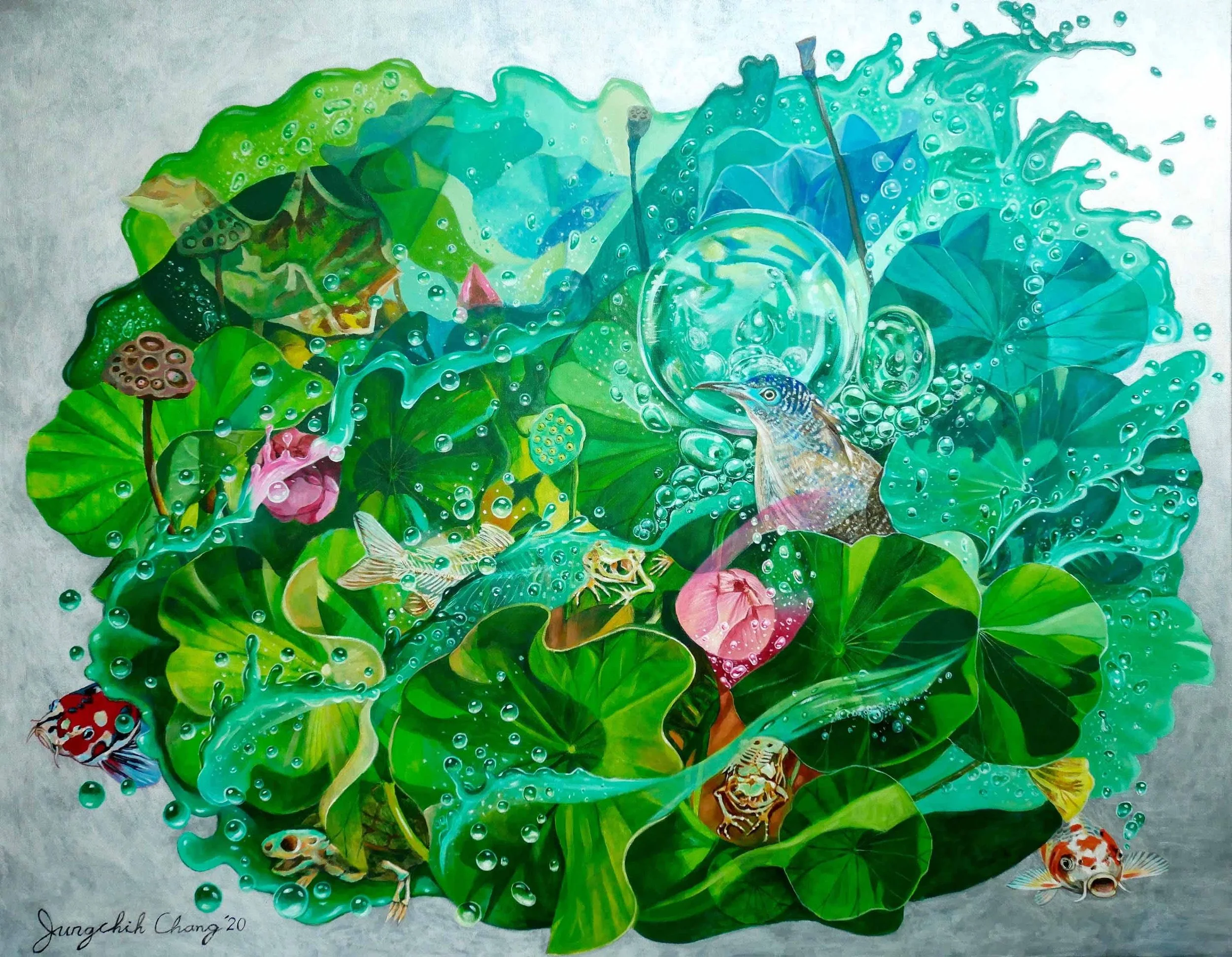 Turnaround Time | 116 x 91 cm | Acrylic on Canvas | 9750 USD