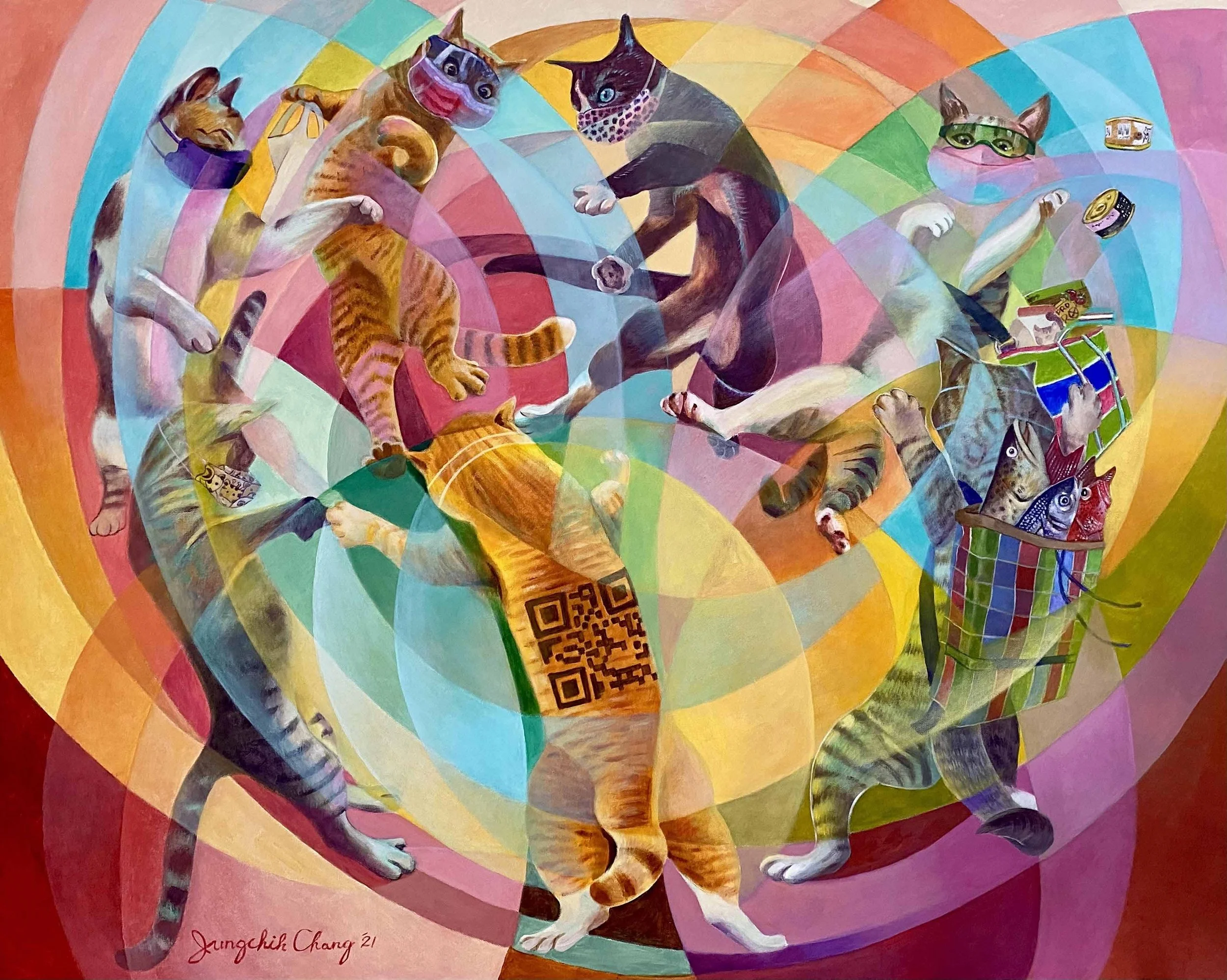 The distance of love | 80 x 100 cm | Acrylic on Canvas | 5850 USD
