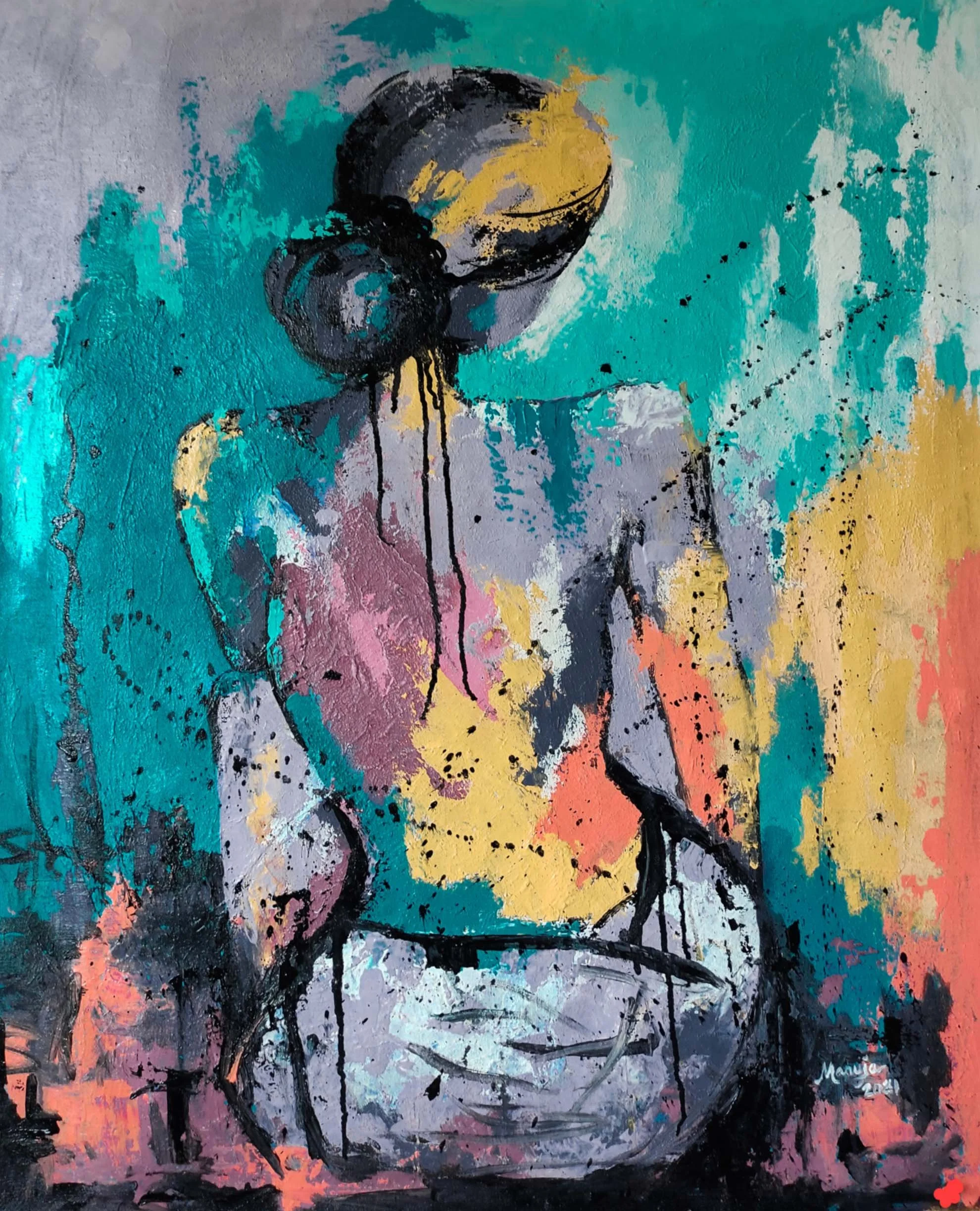 Beauty Inside | Acrylic on Canvas | 61 x 91 cm | 2500 USD