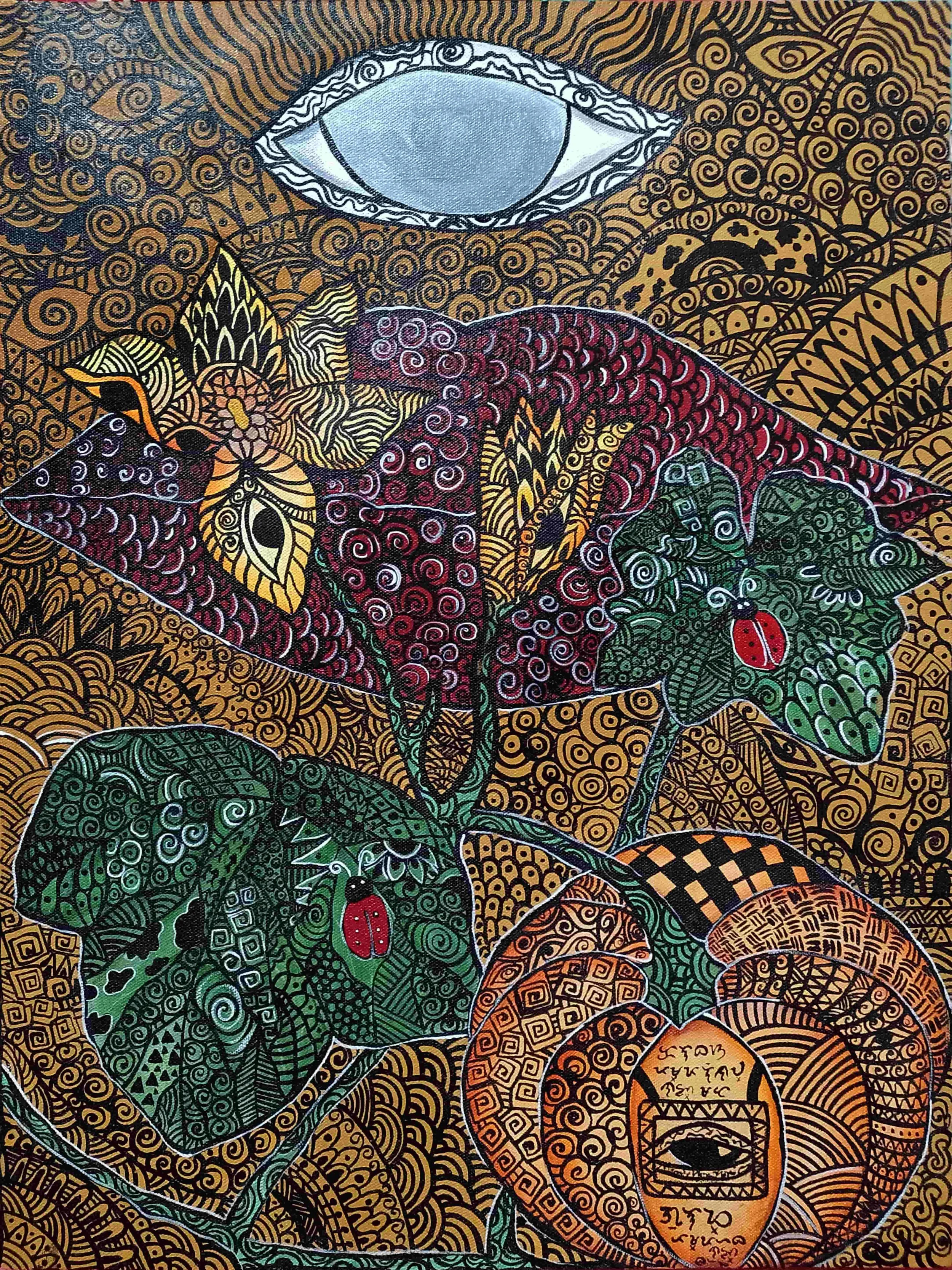 Katarata (Cataract) | 61 x 46 cm | Acrylic on Canvas | 445 USD