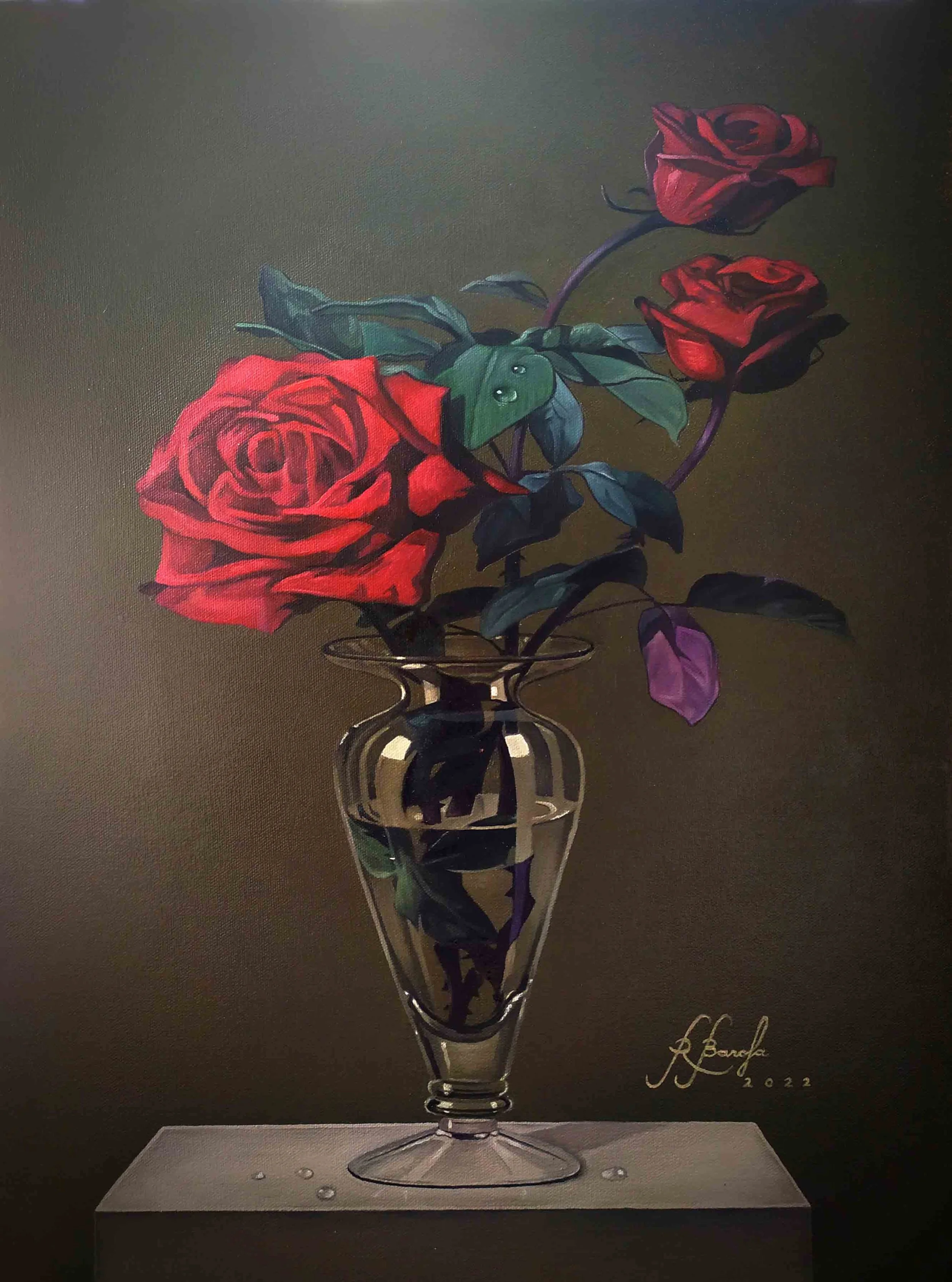 When Red Flower Bloom | Oil on Canvas |
61 x 46 cm