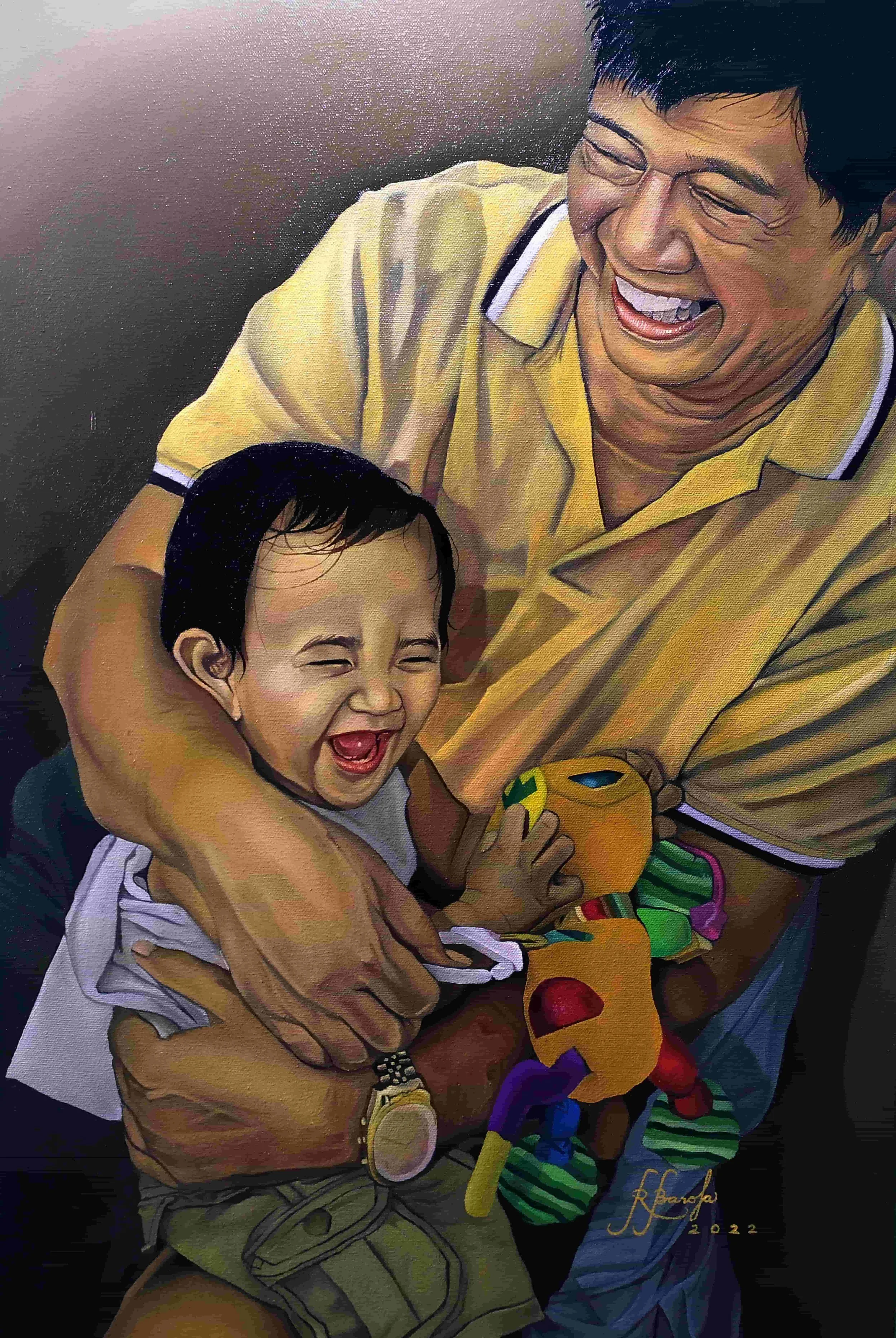 Simple Happiness | Oil on Canvas | 91 x 61 cm