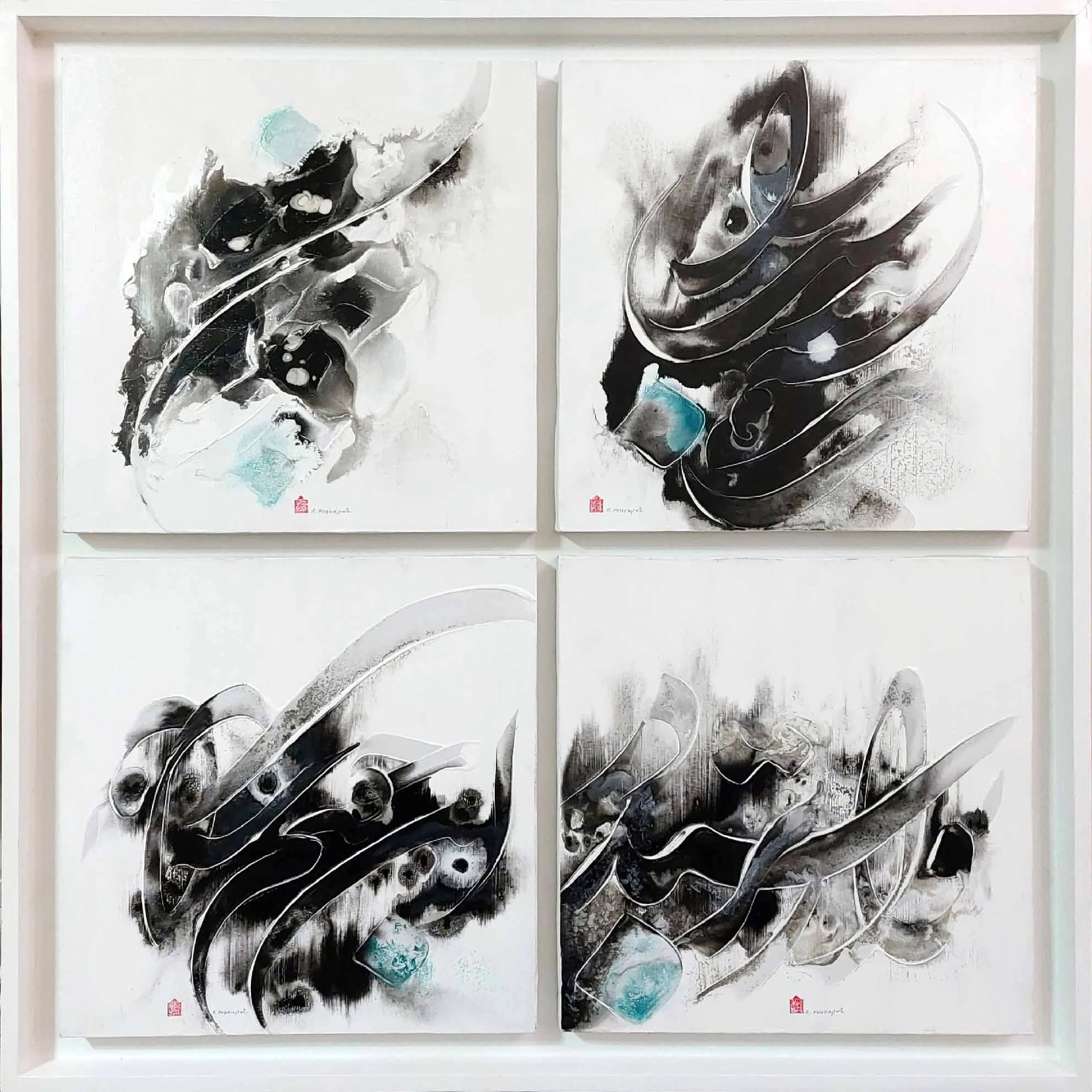 Shabagh | Mixed Media on Canvas | 100 x 100 cm | 4000 USD
