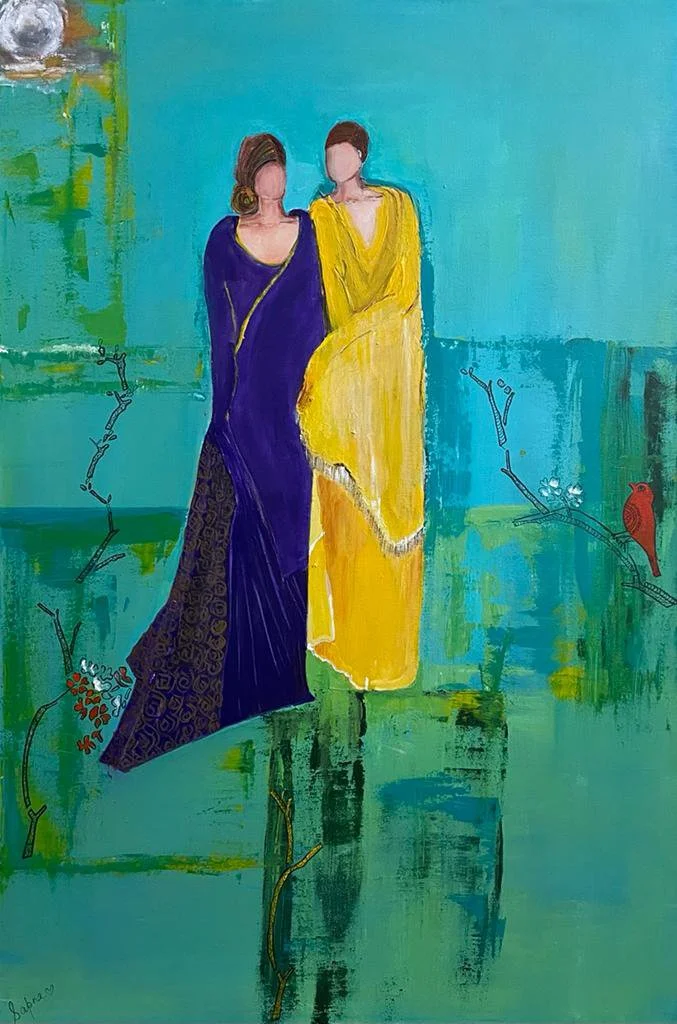 Moments | Acrylic on Canvas | 90 x 60 cm | 700 USD