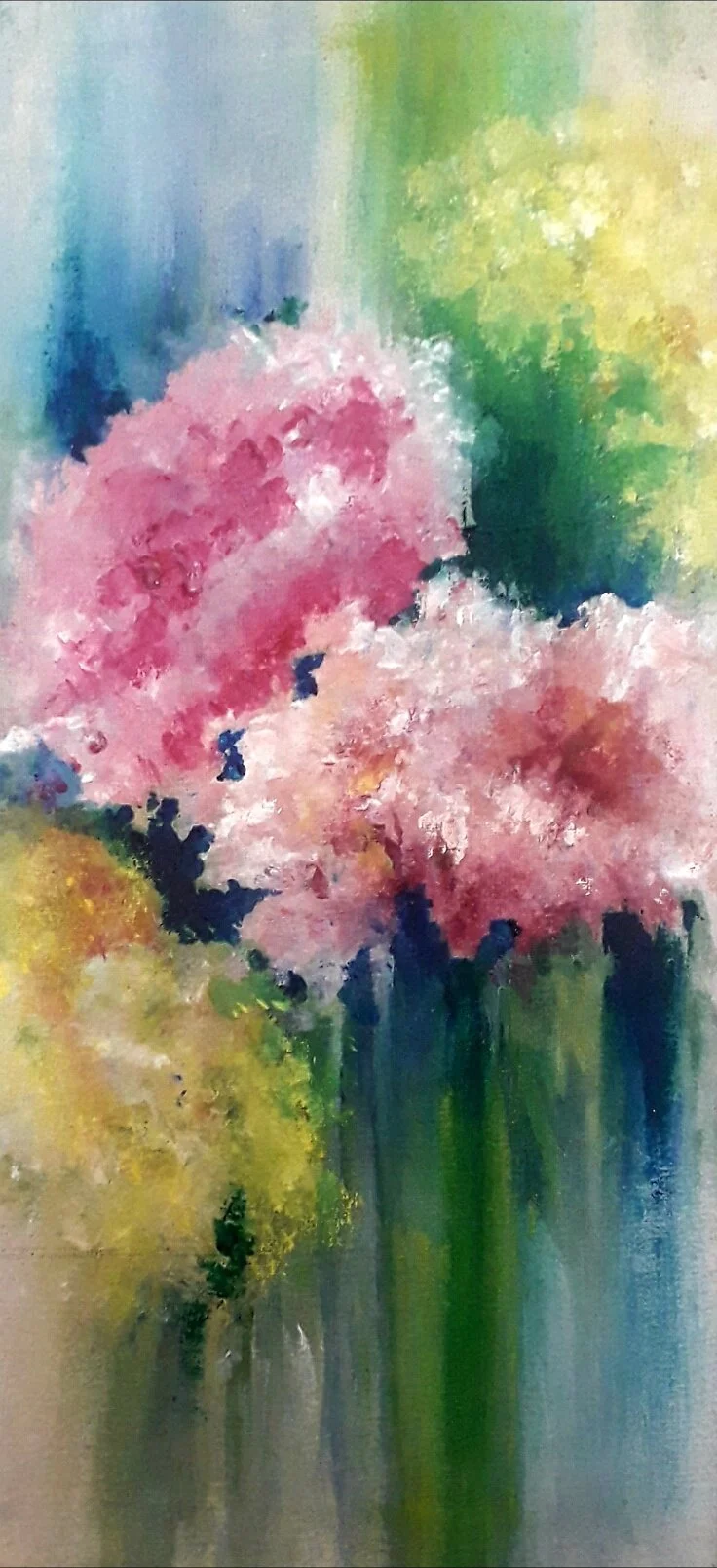 Summer Bloom | Acrylic on Canvas | 30 × 40 cm | 160 USD