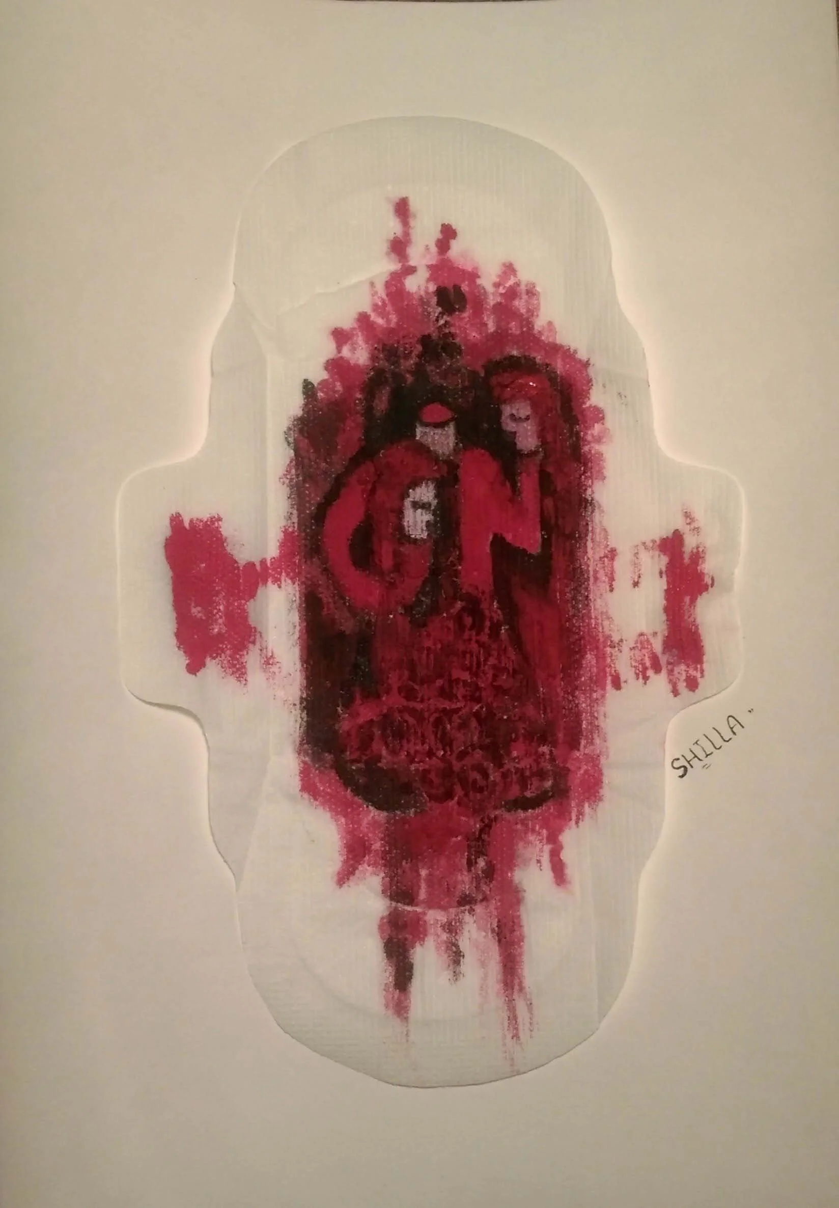 Romina
| 30 cm x 21.5 cm
| Acrylic on Watercolor Paper 
| 80 USD