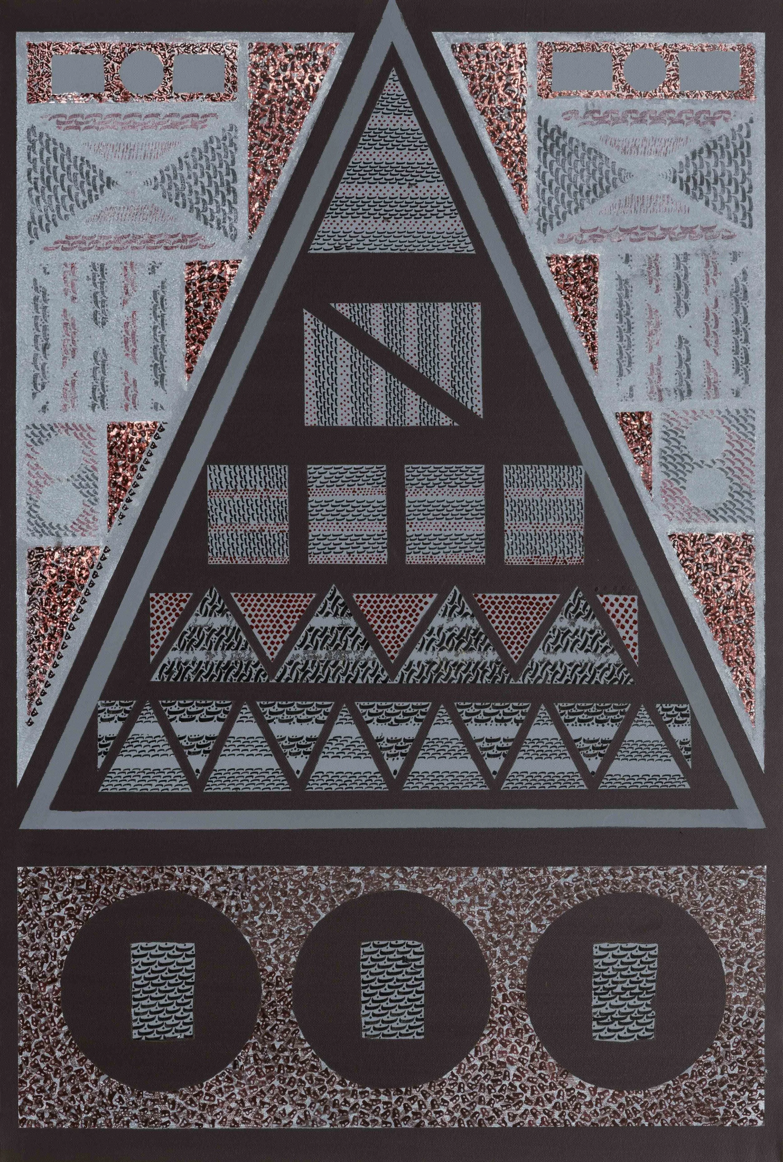 Cycle of Days 2 | Acrylic on Canvas | 120 x 80 cm | 1000 USD