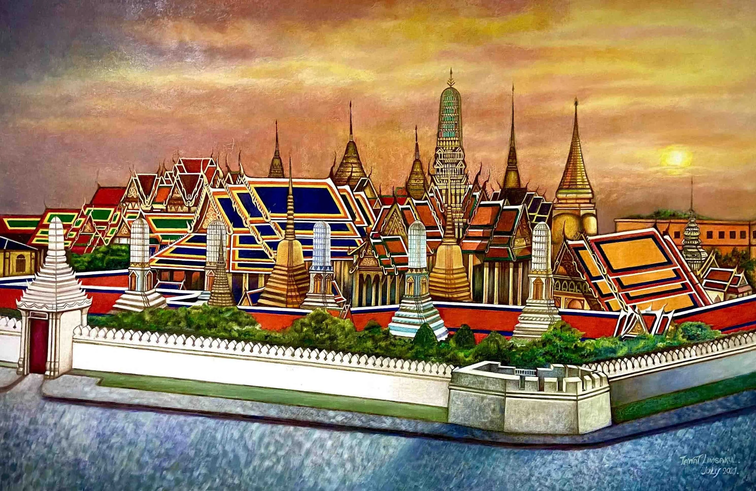 Hello Bangkok  
| Oil on Canvas  
| 80 x 120 cm