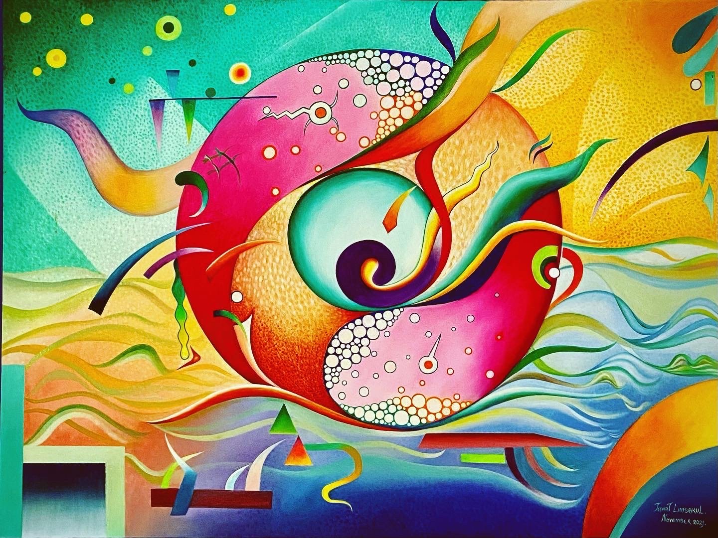 Eternal  
| Oil on Canvas  
| 100 x 120 cm