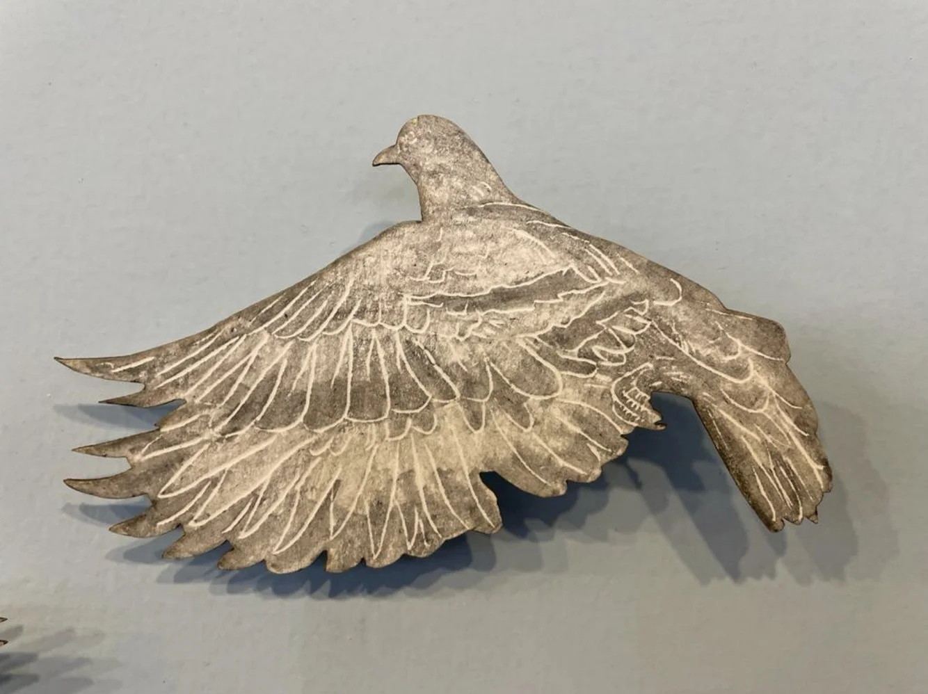 Journey of Soul (Figure 6)    
| Embossing Technique    
| 10.16 x 10.16 cm  