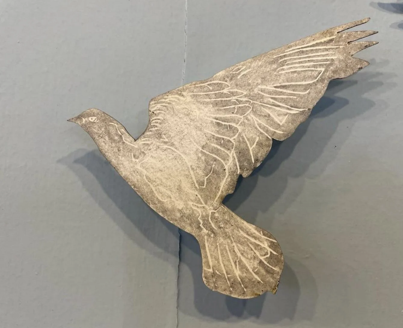 Journey of Soul (Figure 7)    
| Embossing Technique    
| 10.16 x 7.62 cm  