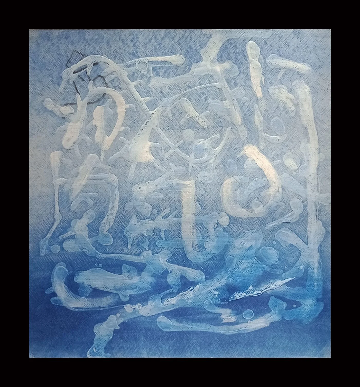 | Mixed Media on Canvas  
| 40 x 40 cm