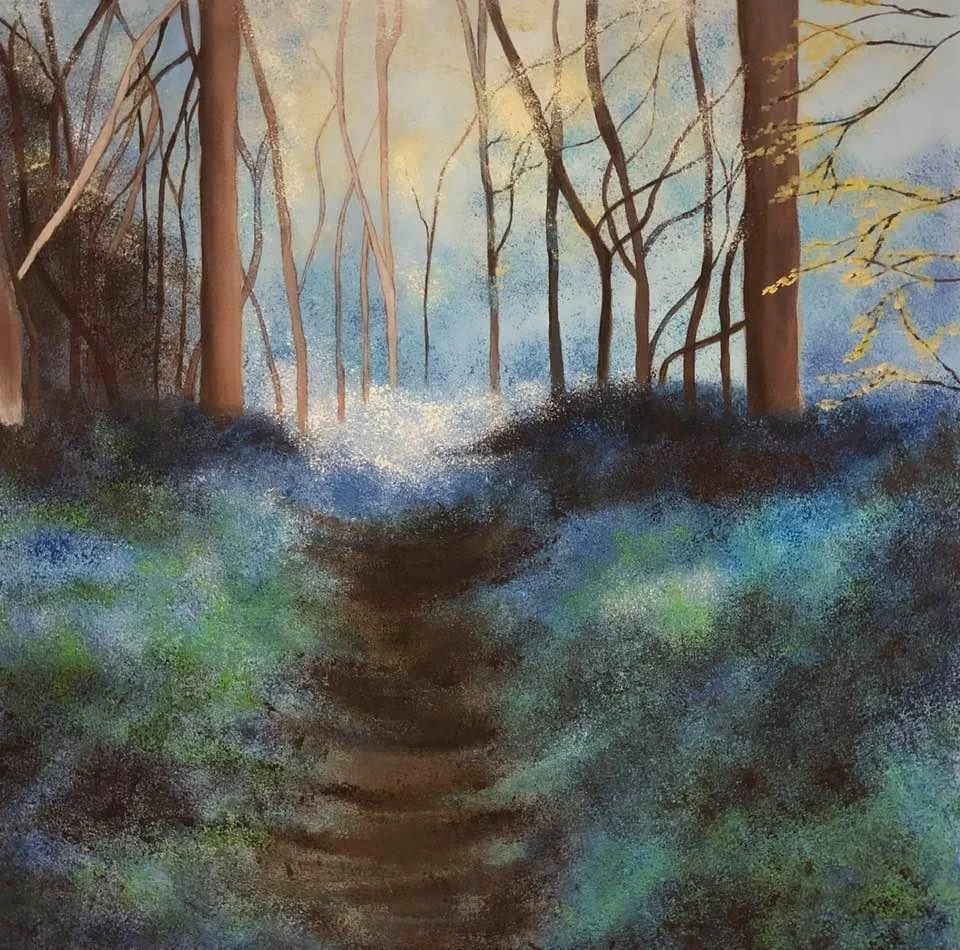 Headed Home  
| 30” x 30”  
| Acrylics on Canvas