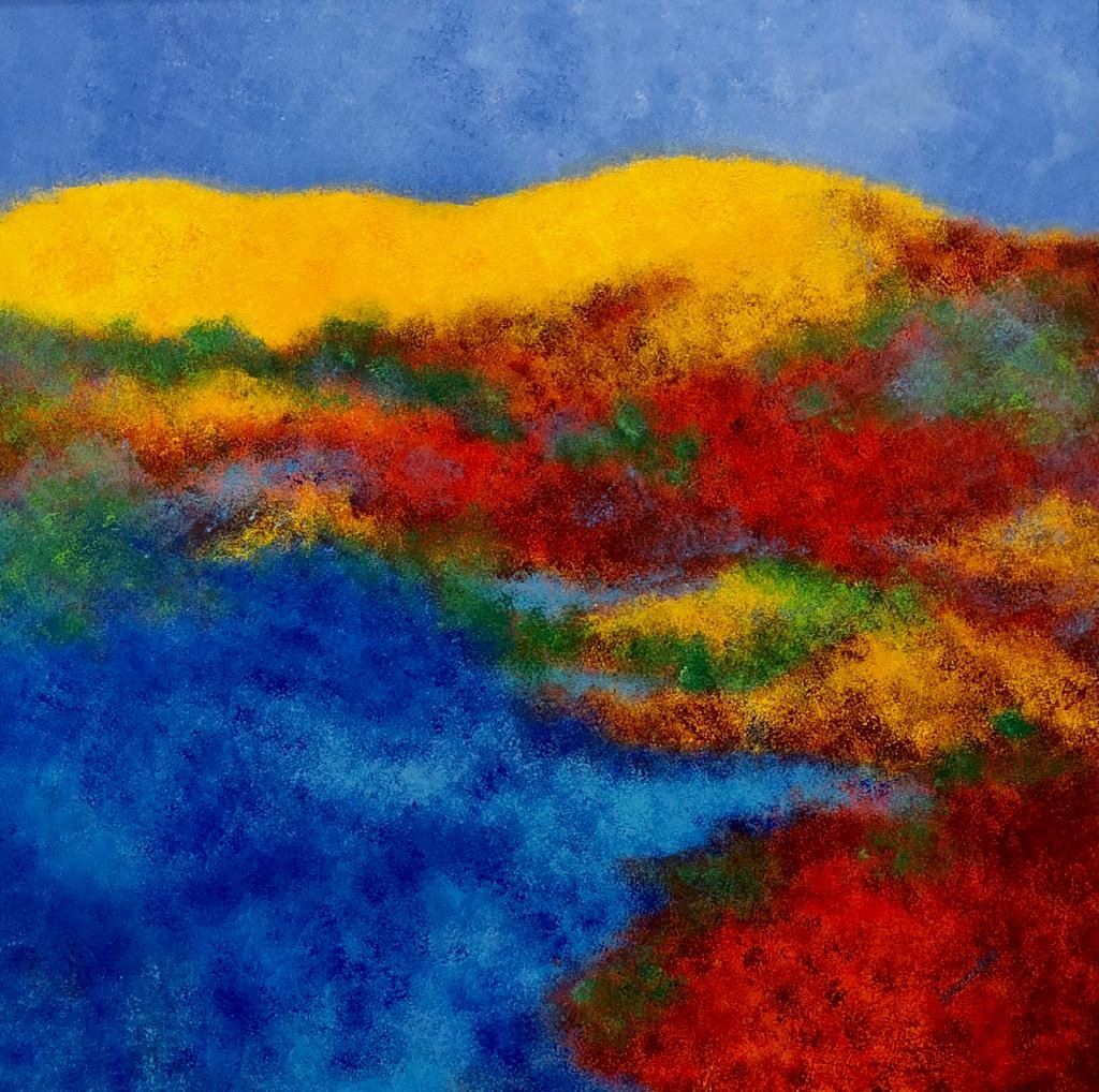 Natures Glory 1  
| 40” x 40”  
| Acrylics on Canvas
