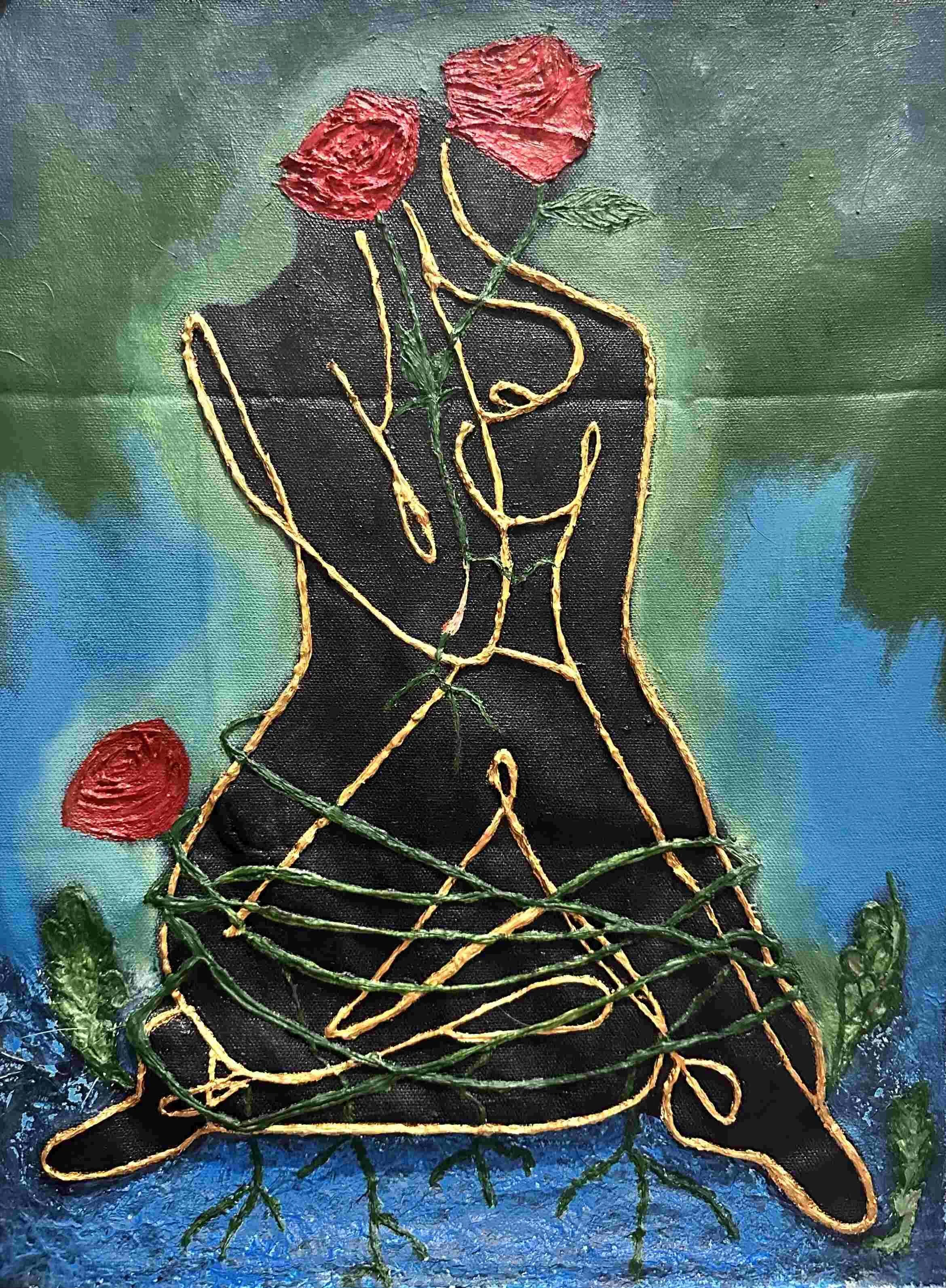 Blooms of Woman
| 40.64 x 50.8 cm
| Mixed Media on Canvas