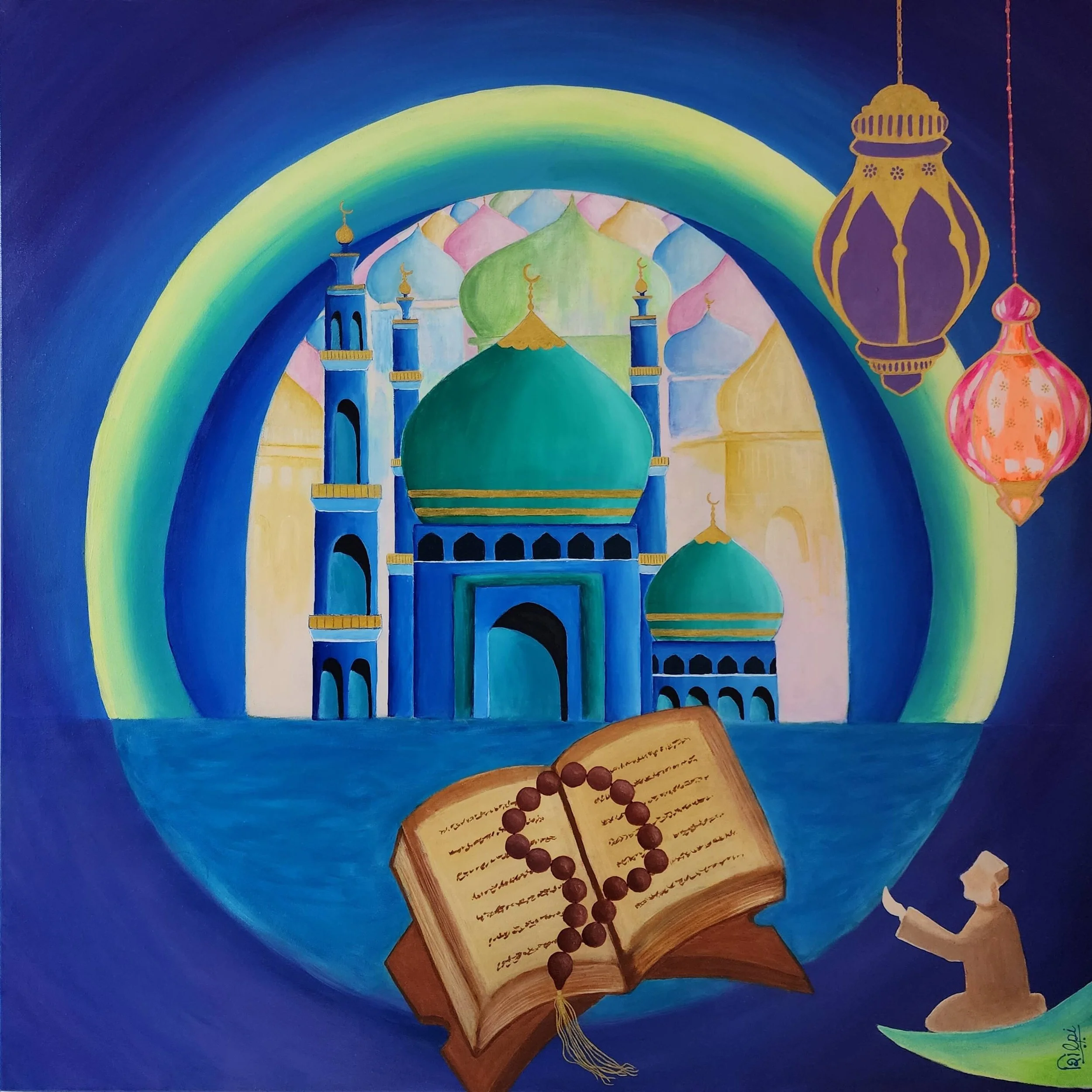 Eternal Connection  
| 100 x 100 cm  
| Acrylic on Canvas 