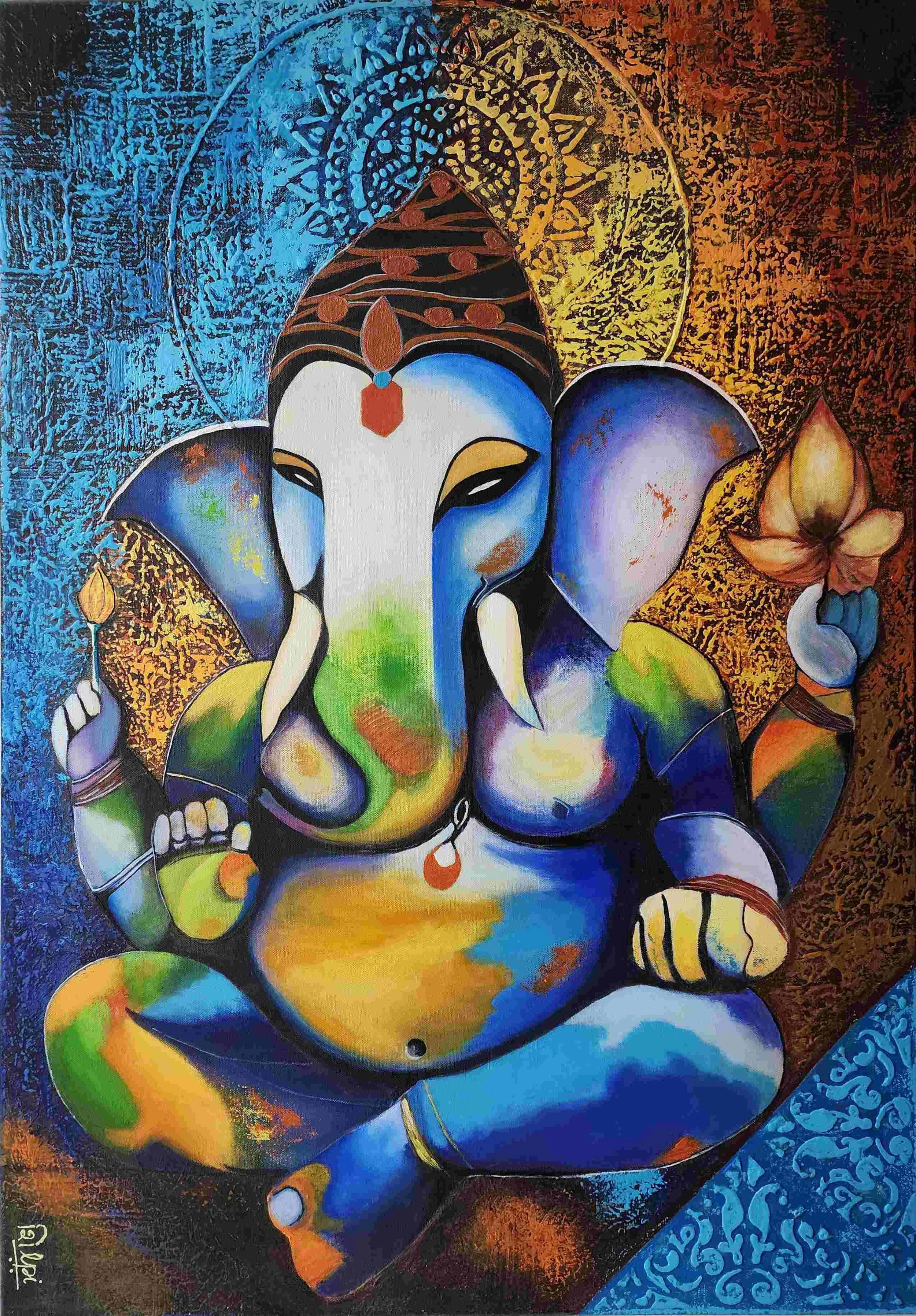 Eternal Wisdom  
| 100 x 70 cm  
| Acrylic on Canvas 