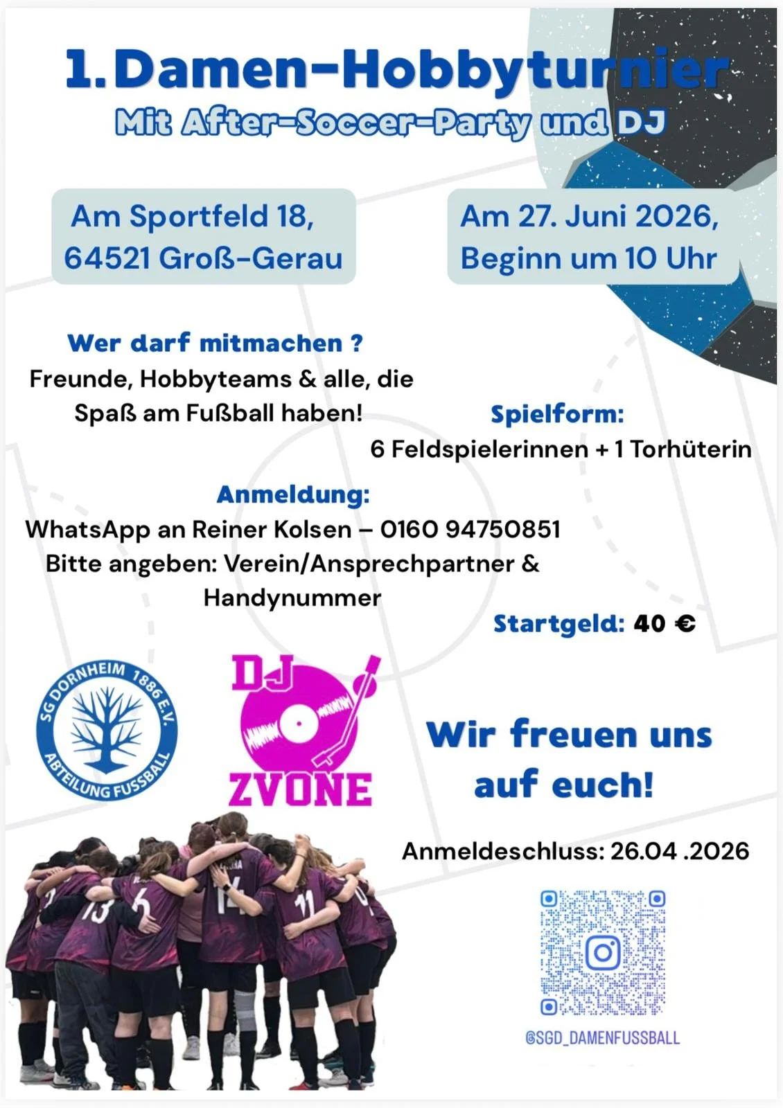 1. Damen-Hobbyturnier