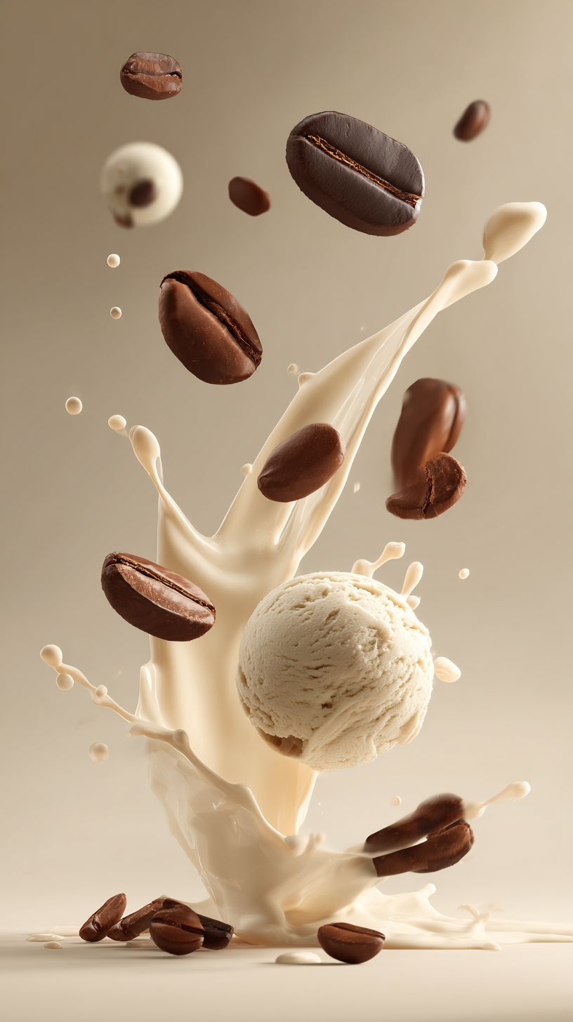 Premium: coffee ice cream