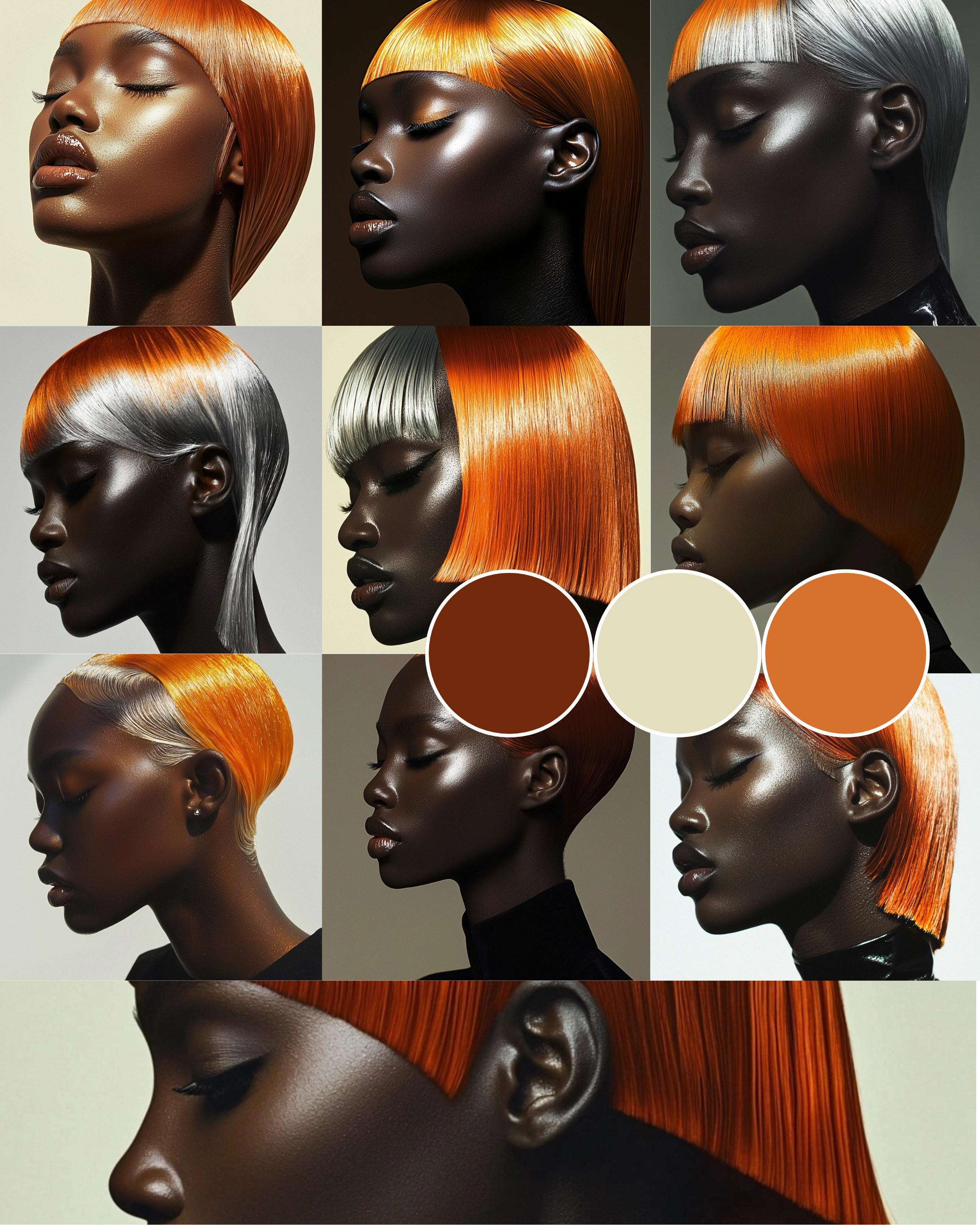 Bold Portrait Visual Pack (10 AI Images + Colour Palette)