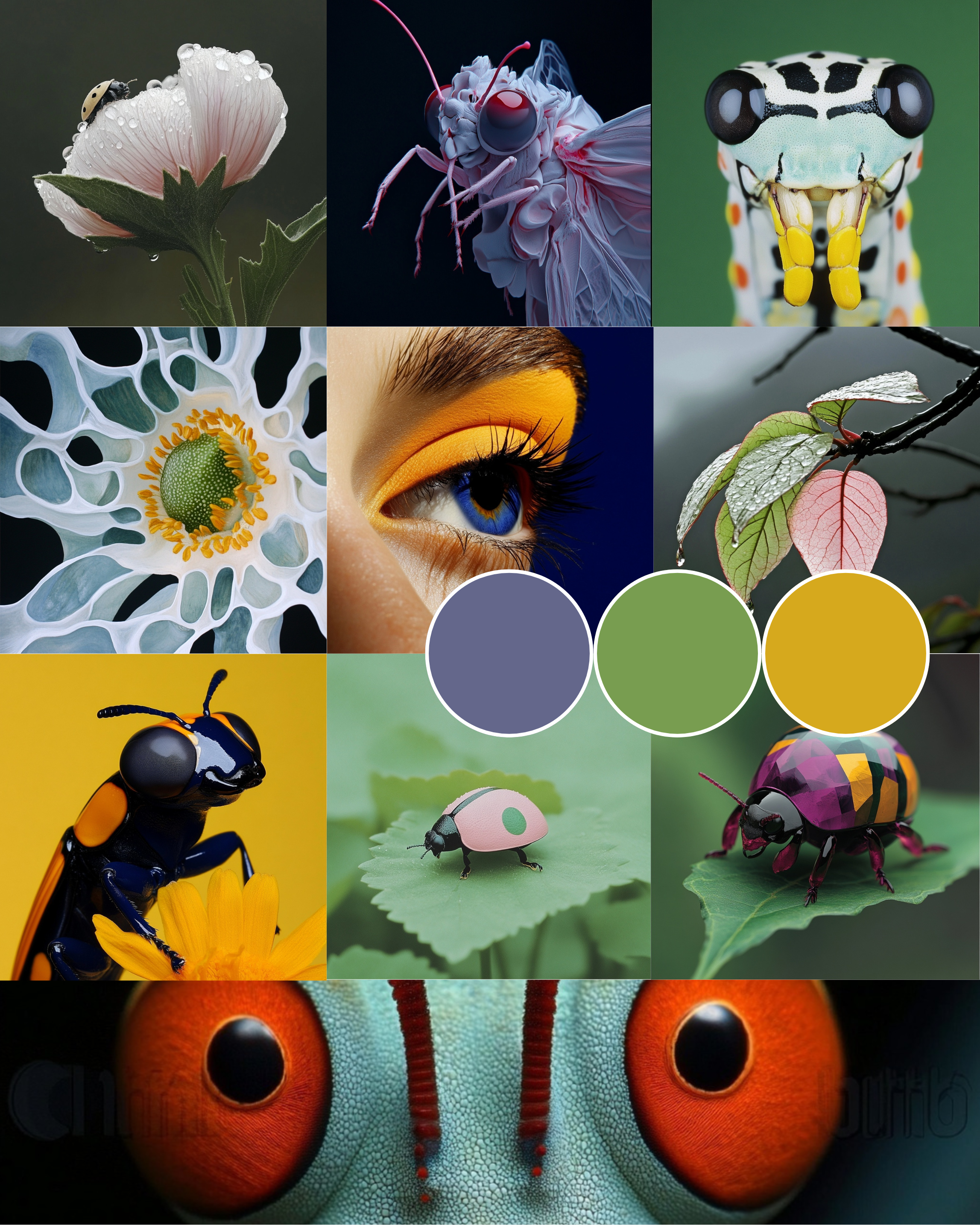 Macro Visual Pack (10 AI Images + Colour Palette)