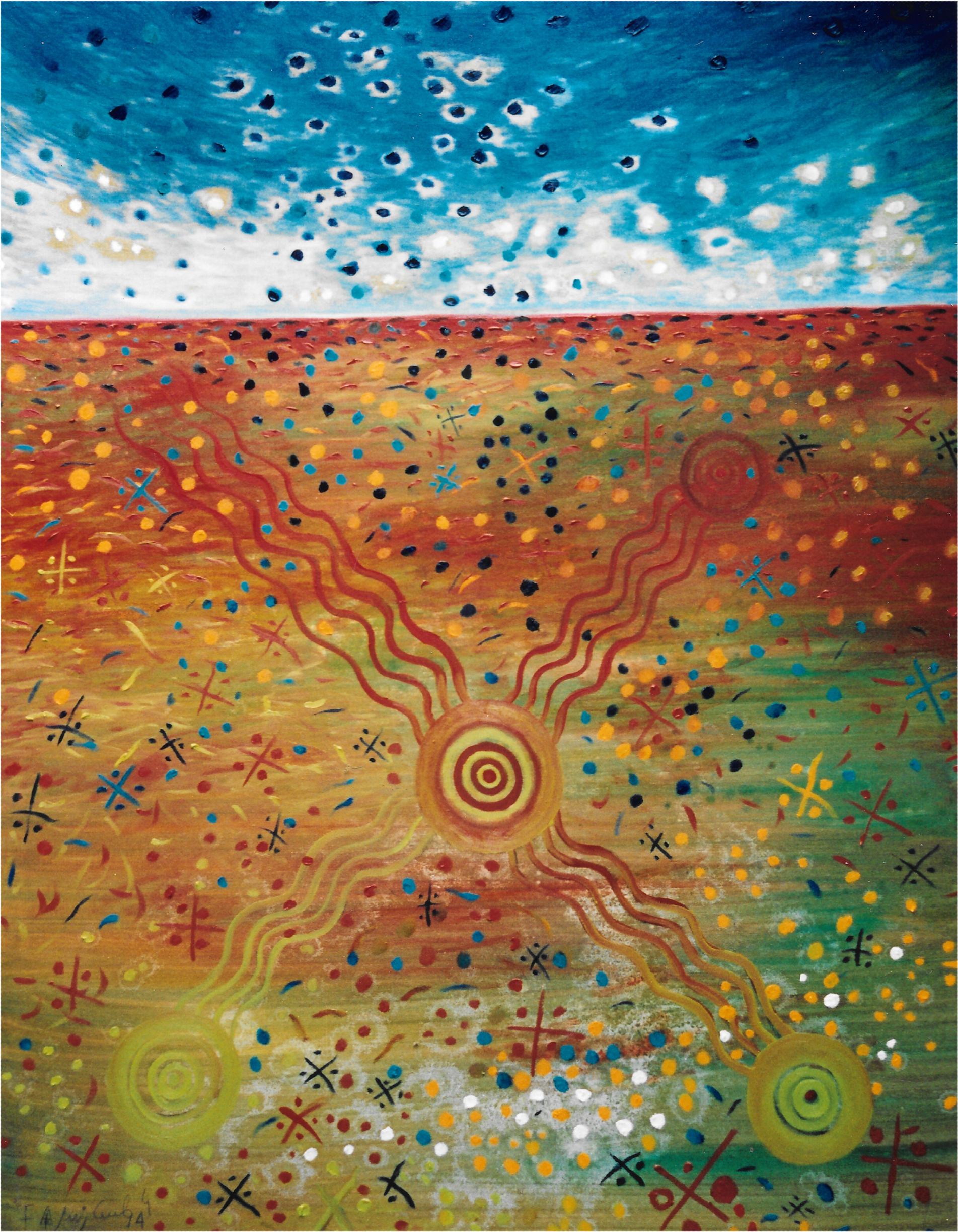 Darwin to Broome, ---- | 152 cm x 122 cm | Oil on canvas