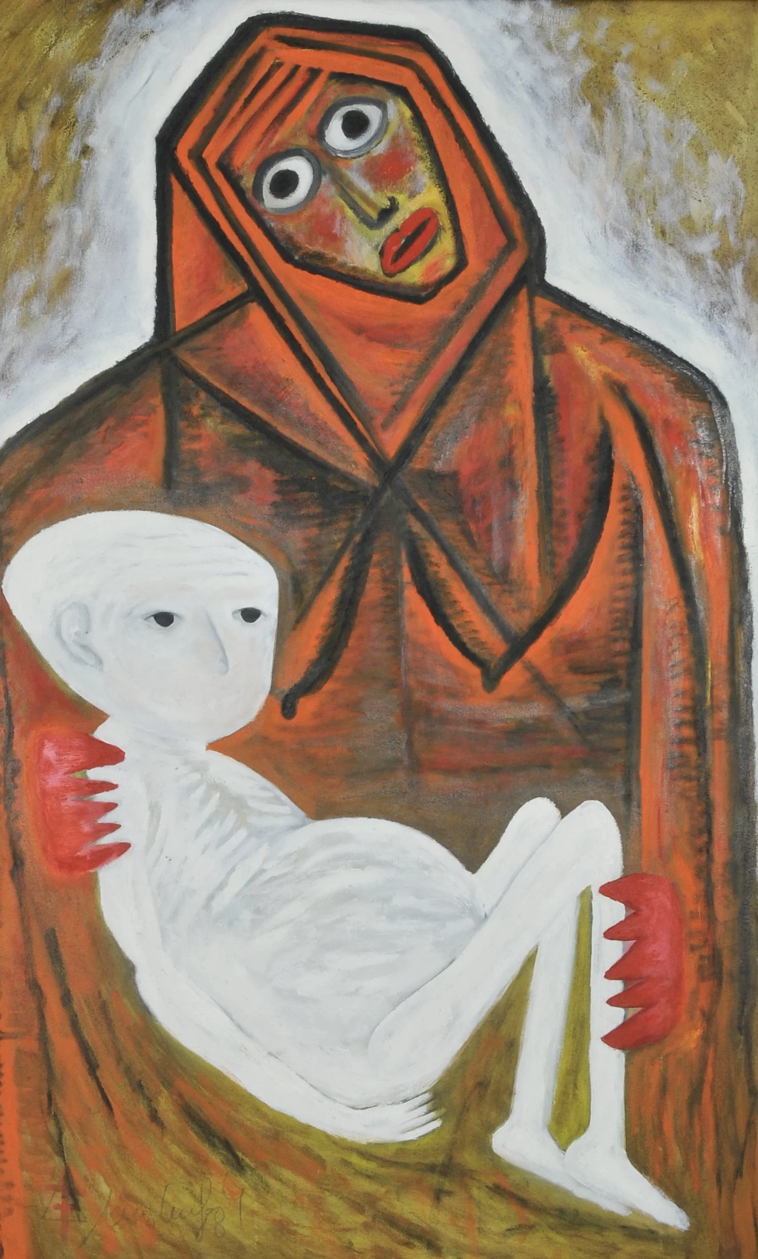 The offering, 1986 | 122 cm x 82 cm | Oil on canvas