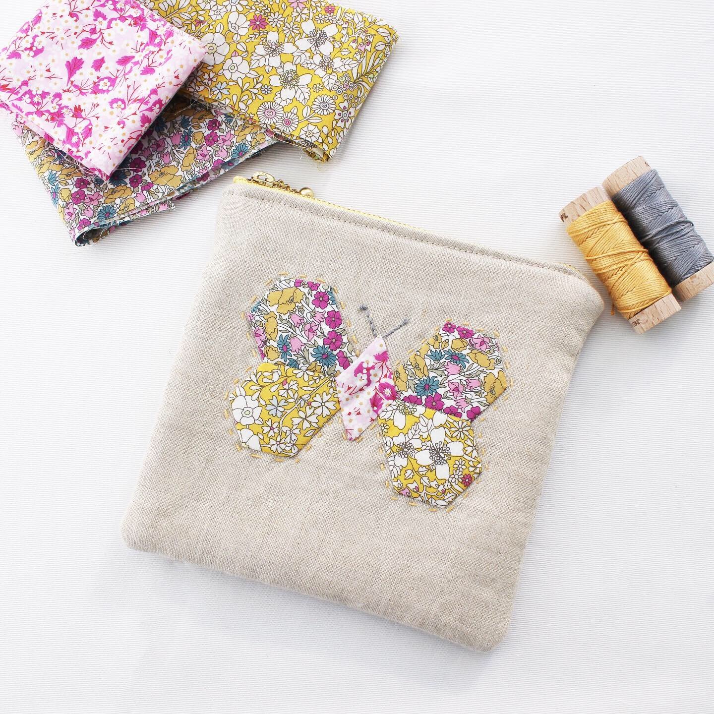 butterfly English paper piecing