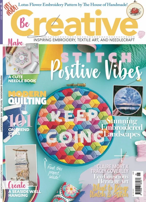 Feature in May Issue 199 of Be Creative Magazine
