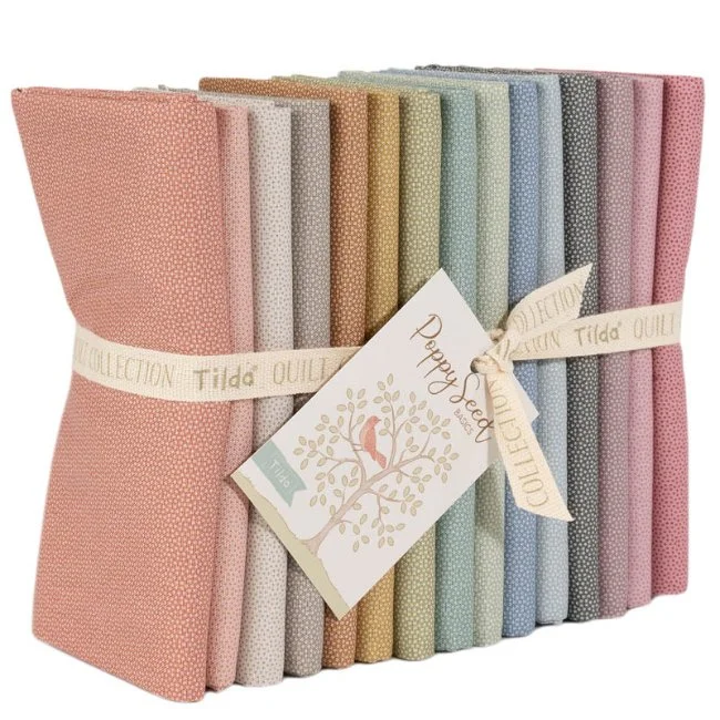 Tilda Poppy Seed Fat Quarter Pack 15 Prints