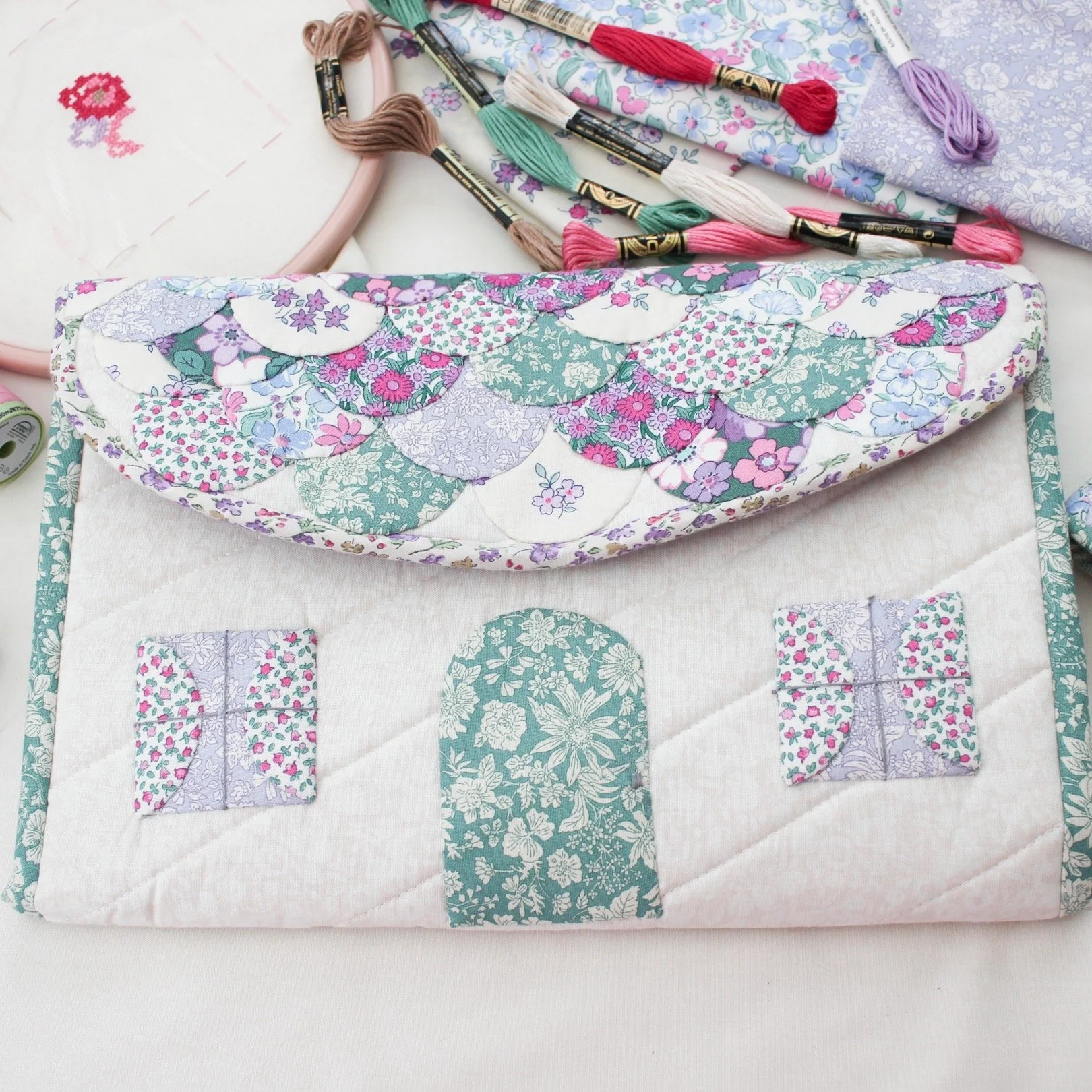 cosy cottage sewing case pattern