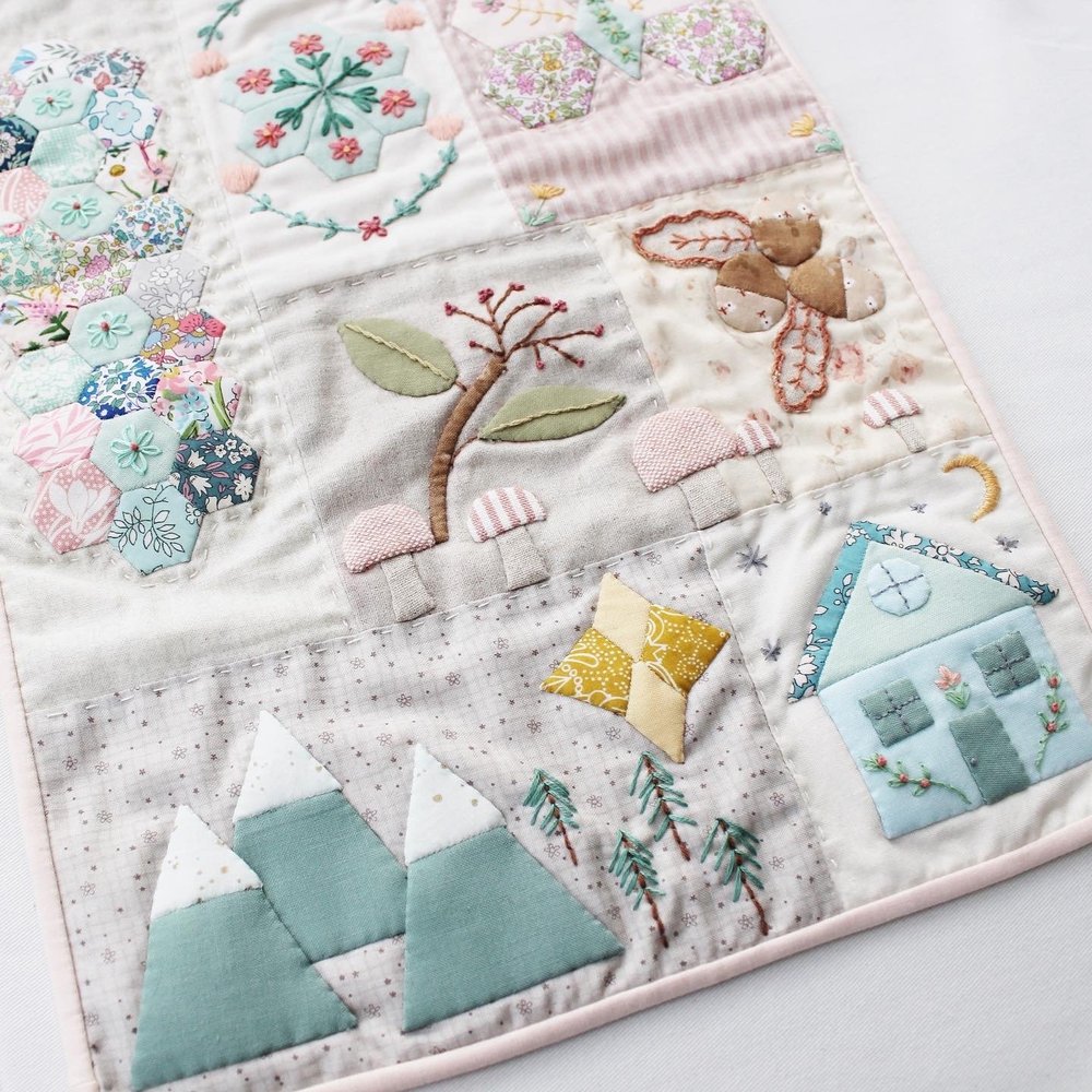 Seasonal Sampler Mini Quilt | Create and Inspire Today — Vintage Sewing Box