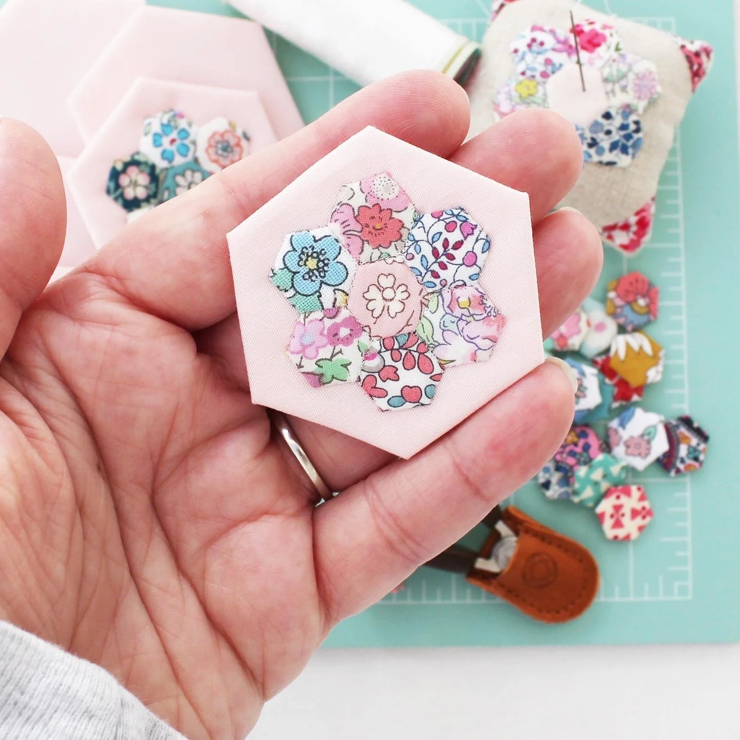 tiny hexagons epp
