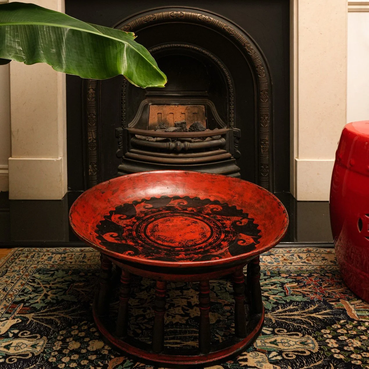 A Burmese Kalat offering table