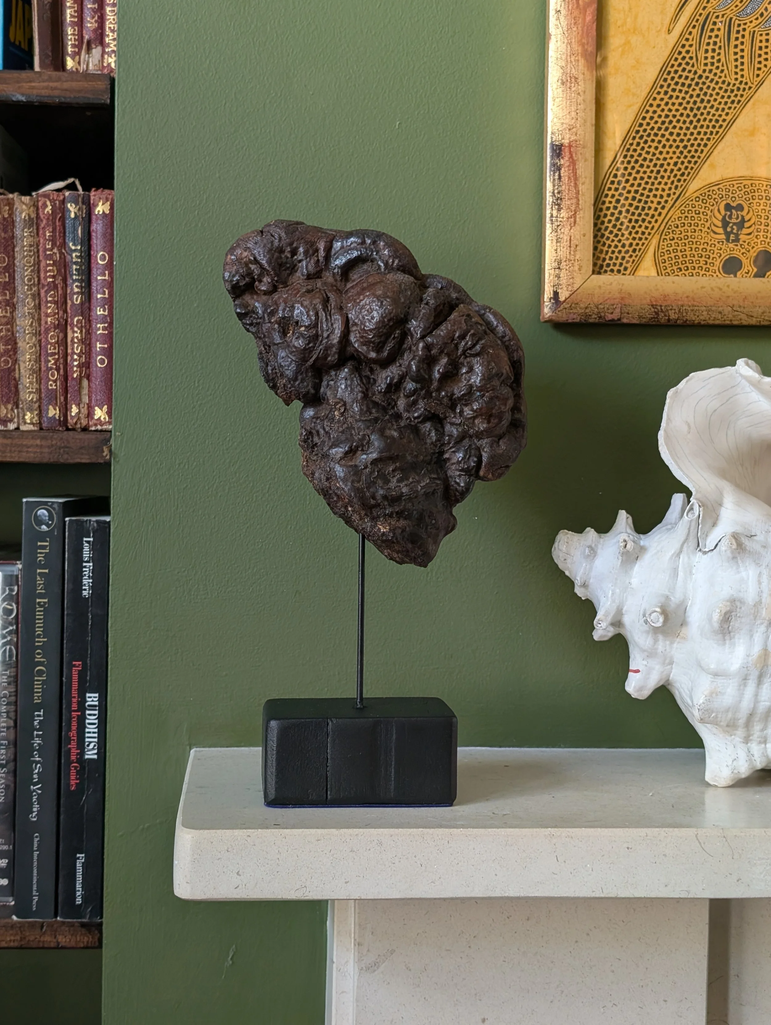 A natural root wood sculpture
