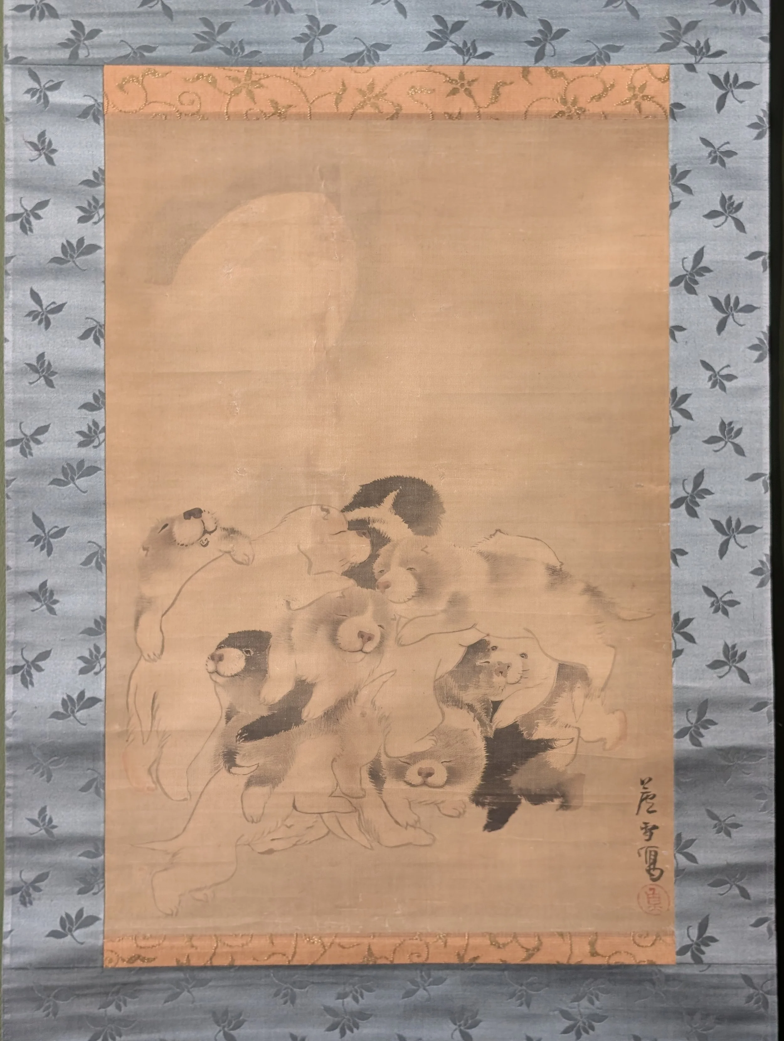 Nagasawa Rosetsu (follower of), Puppy Chaos