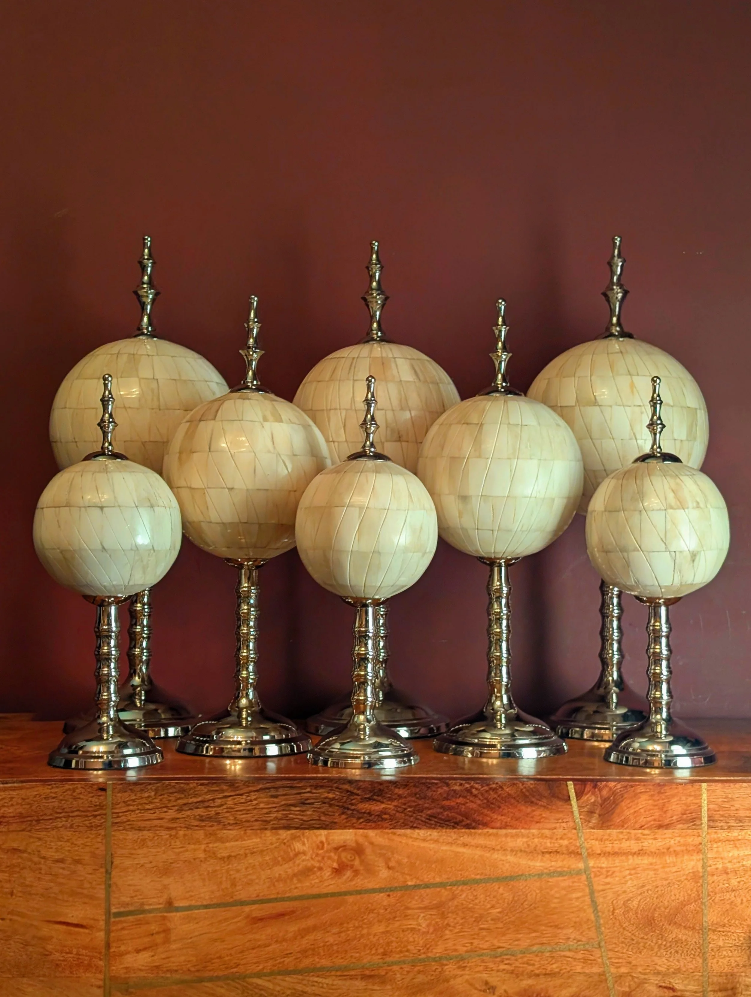 A group of bone orbs