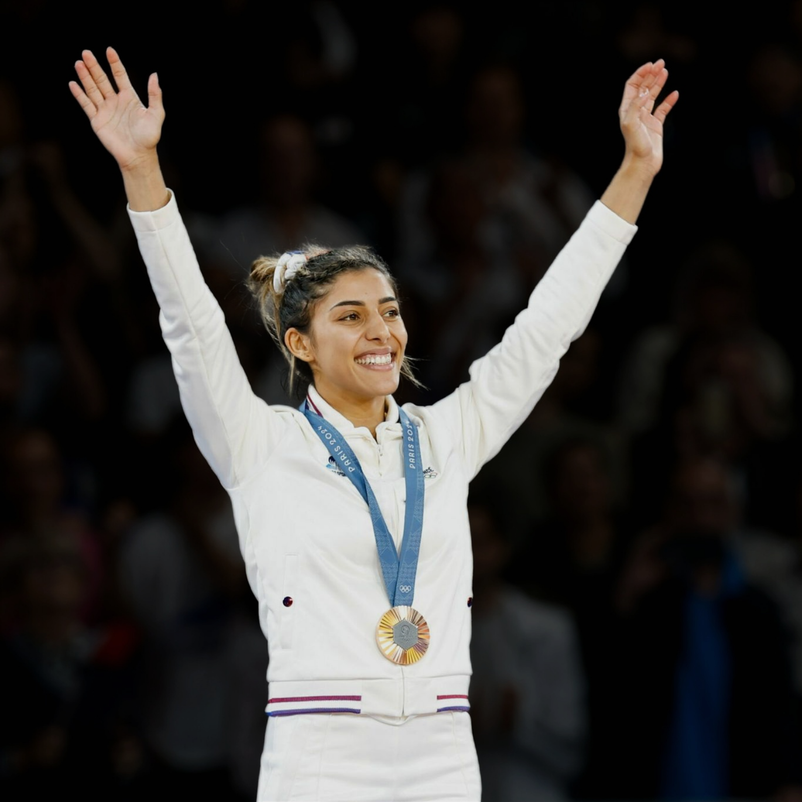 Shirine Boukli  judokate française. championne olympique médaille de bronze et médaille d'argent.
