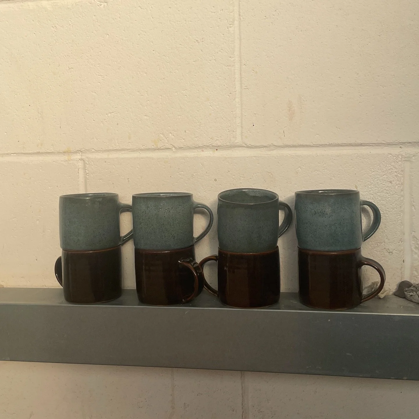 Unloading a kiln to most of the commission turning out how you wanted is always a blessing, of course there&rsquo;s always a few outliers which are the pots in the first pic! Glaze turned out different to the rest or slightly warped means I&rsquo;ve 